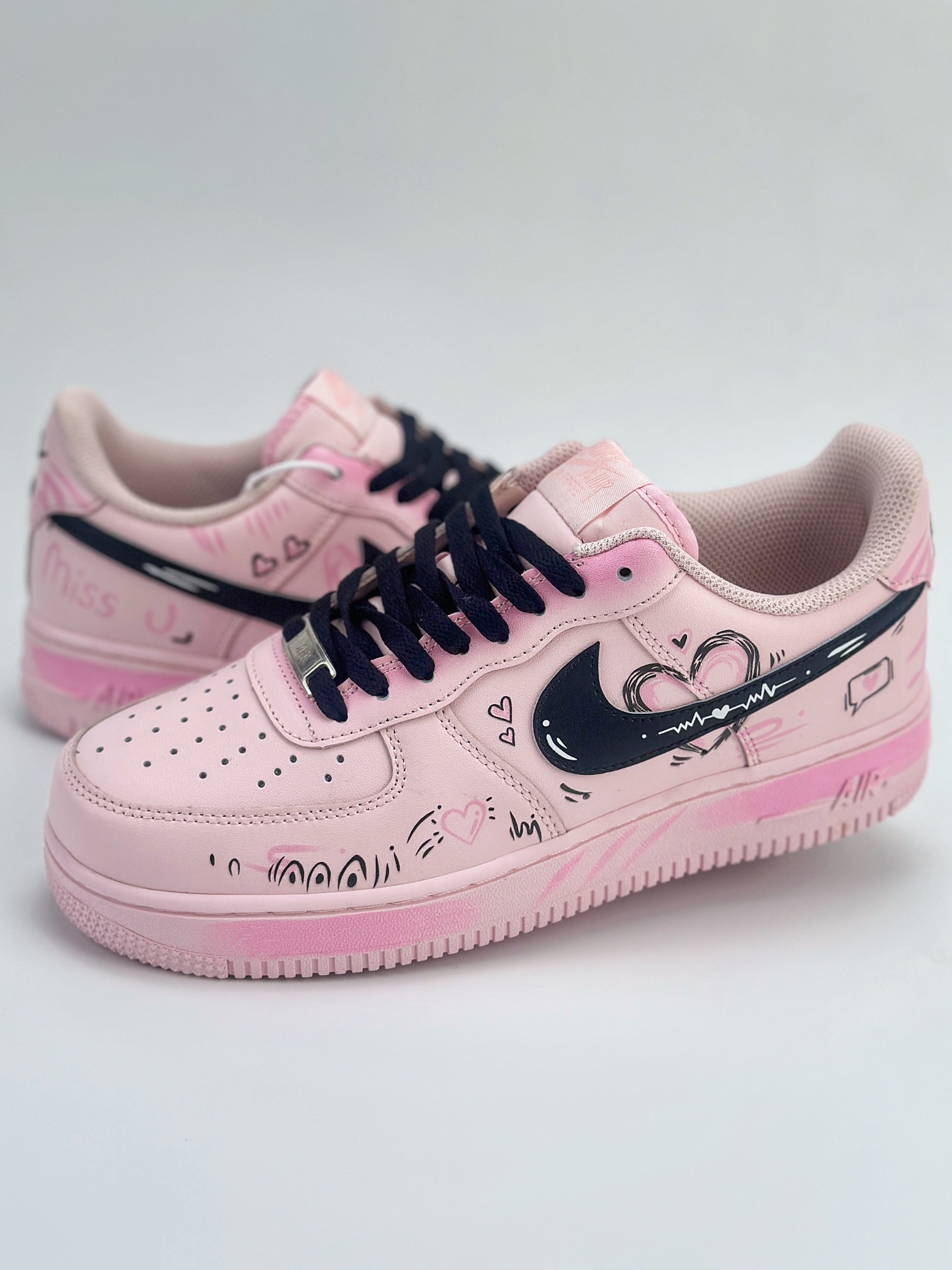 Nike Air Force 1 Low 07 彼岸情书 二次元涂鸦 粉