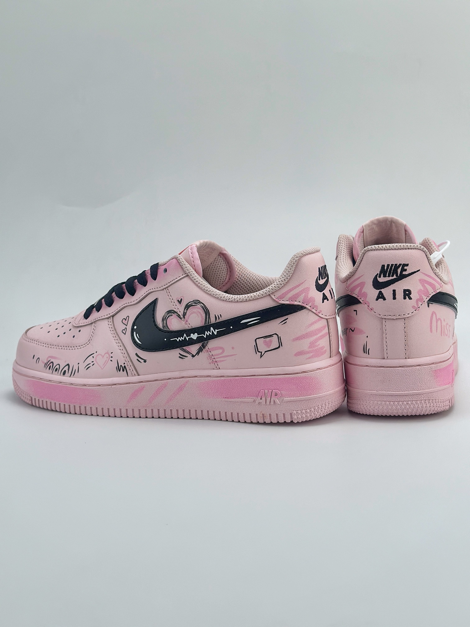 Nike Air Force 1 Low 07 彼岸情书 二次元涂鸦 粉