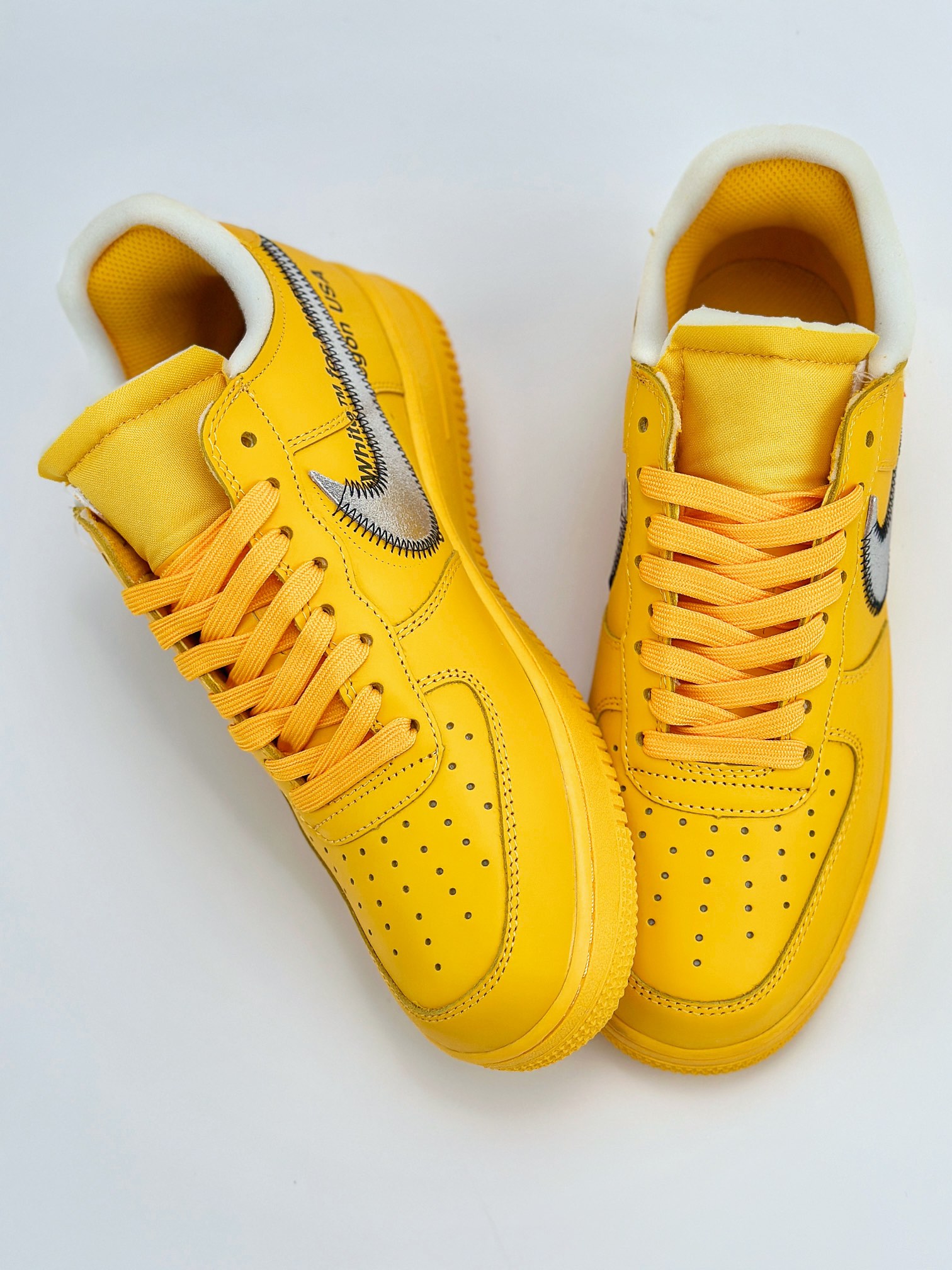 Nike Air Force 1 Low 07 x OFF-WHITE ”Lemonade” 柠檬黄 DD1876-700