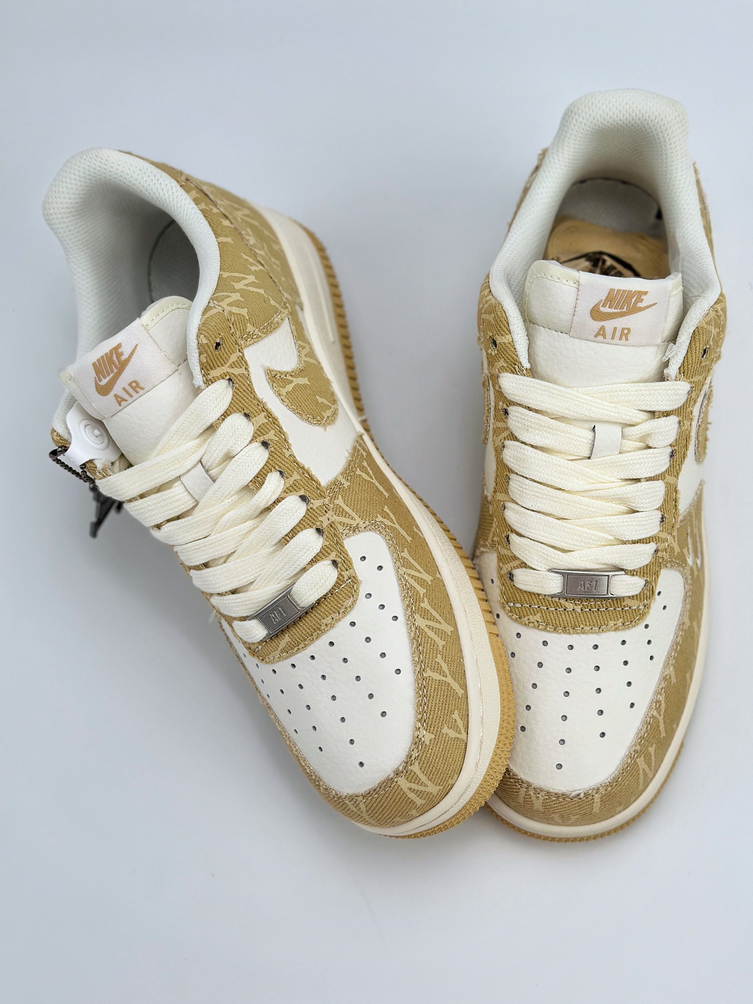 Nike Air Force 1 Low 07 x MLB x Louis Vuitton 白黄牛仔布 HD1968-027