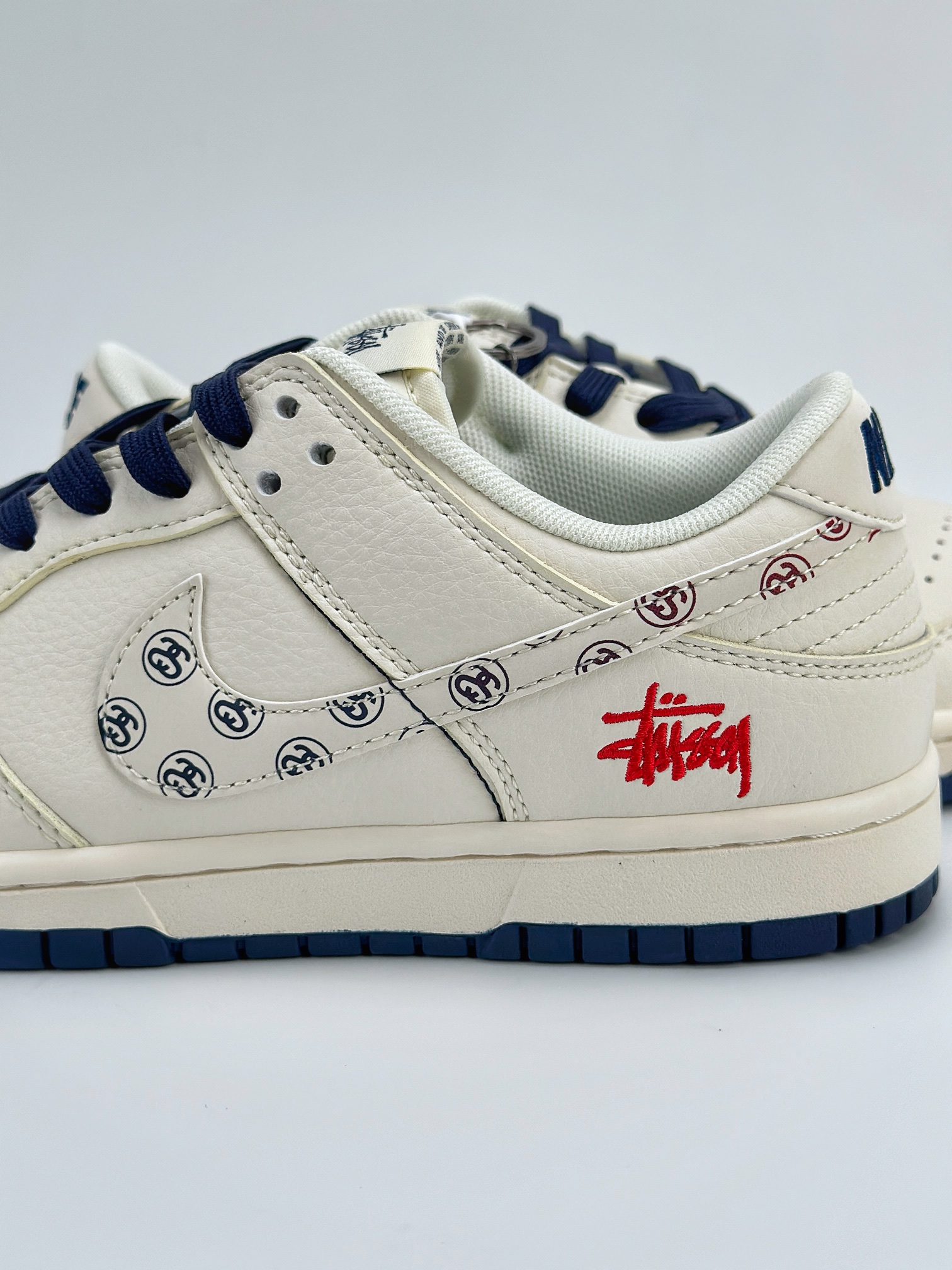 Nike SB Dunk Low x Stussy 米白印花钩 XY1688-001