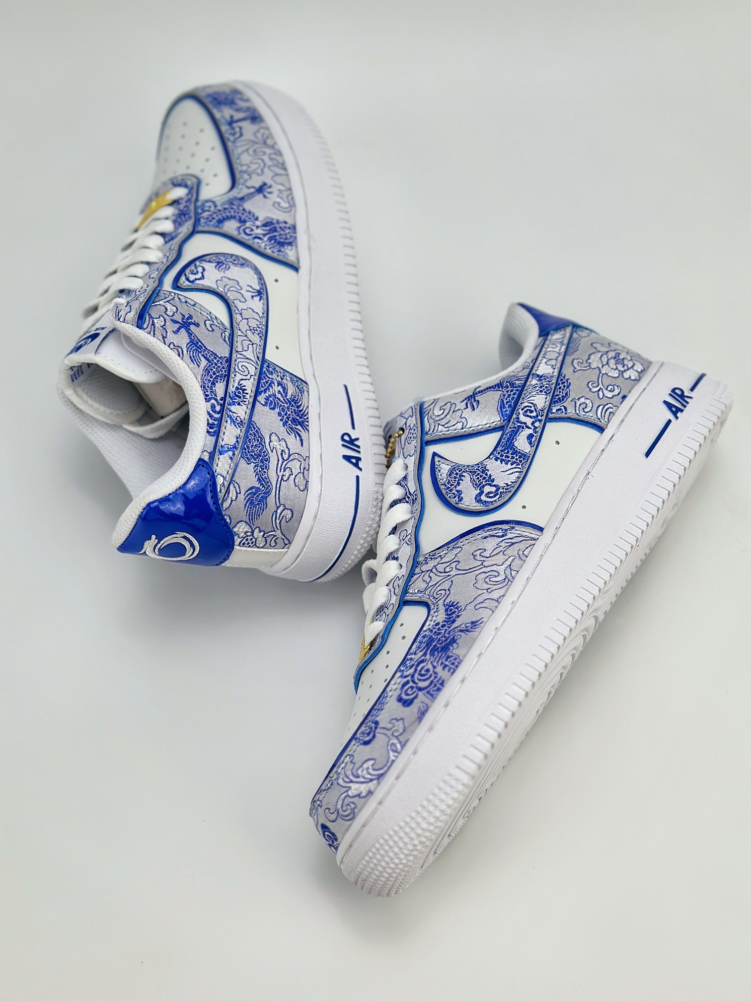 Nike Air Force 1 Low 07 青花瓷系列 国风复古 白蓝 CW2288-201