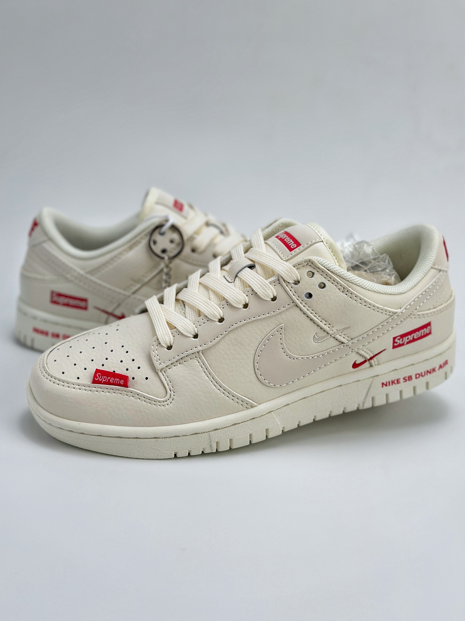 Nike SB Dunk Low x Supreme 白红双小钩 SJ2068-267