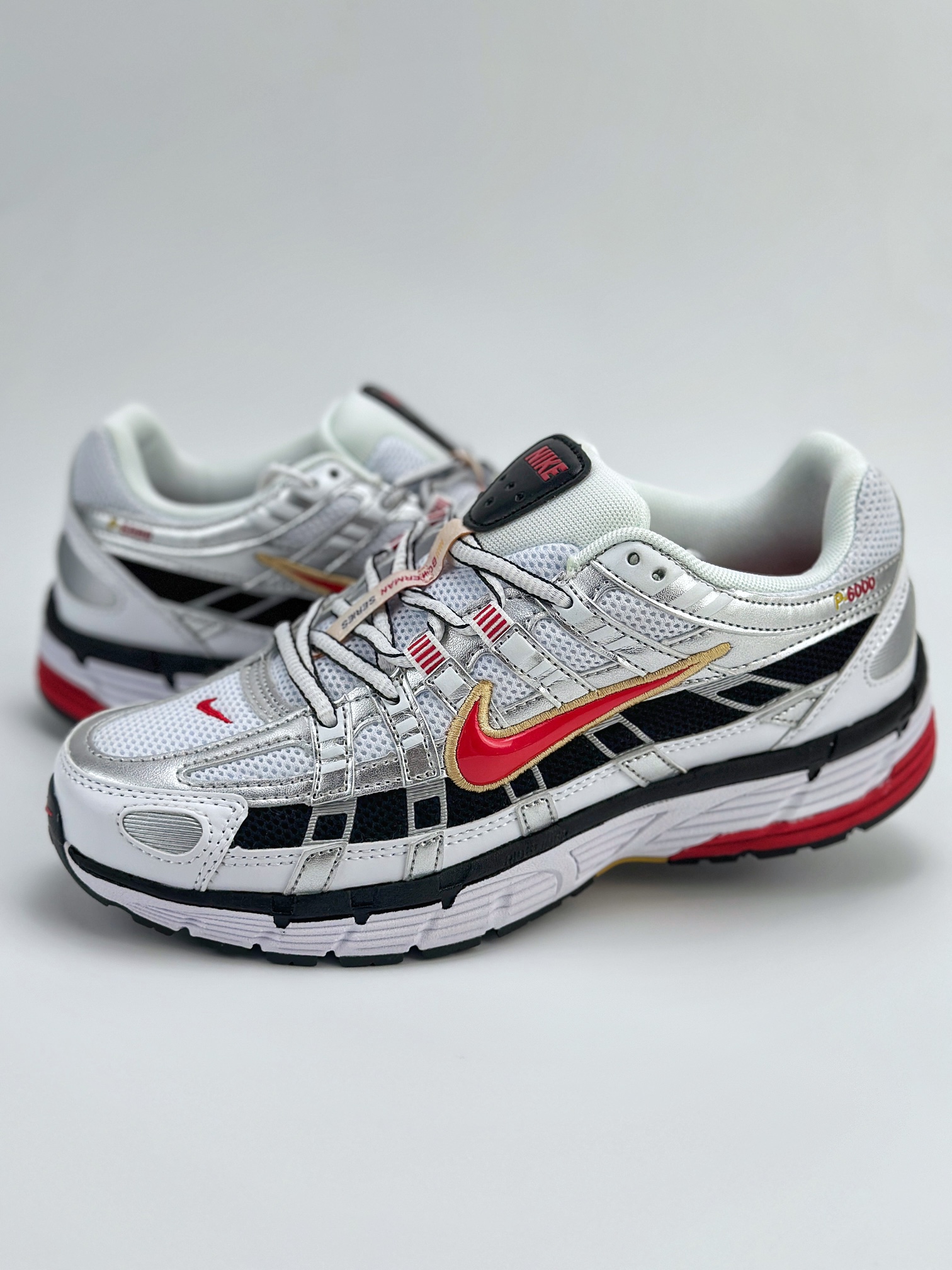 Nike P-6000 Initiator Running 耐克INS 白黑红 复古休闲运动老爹鞋 BV1021-101