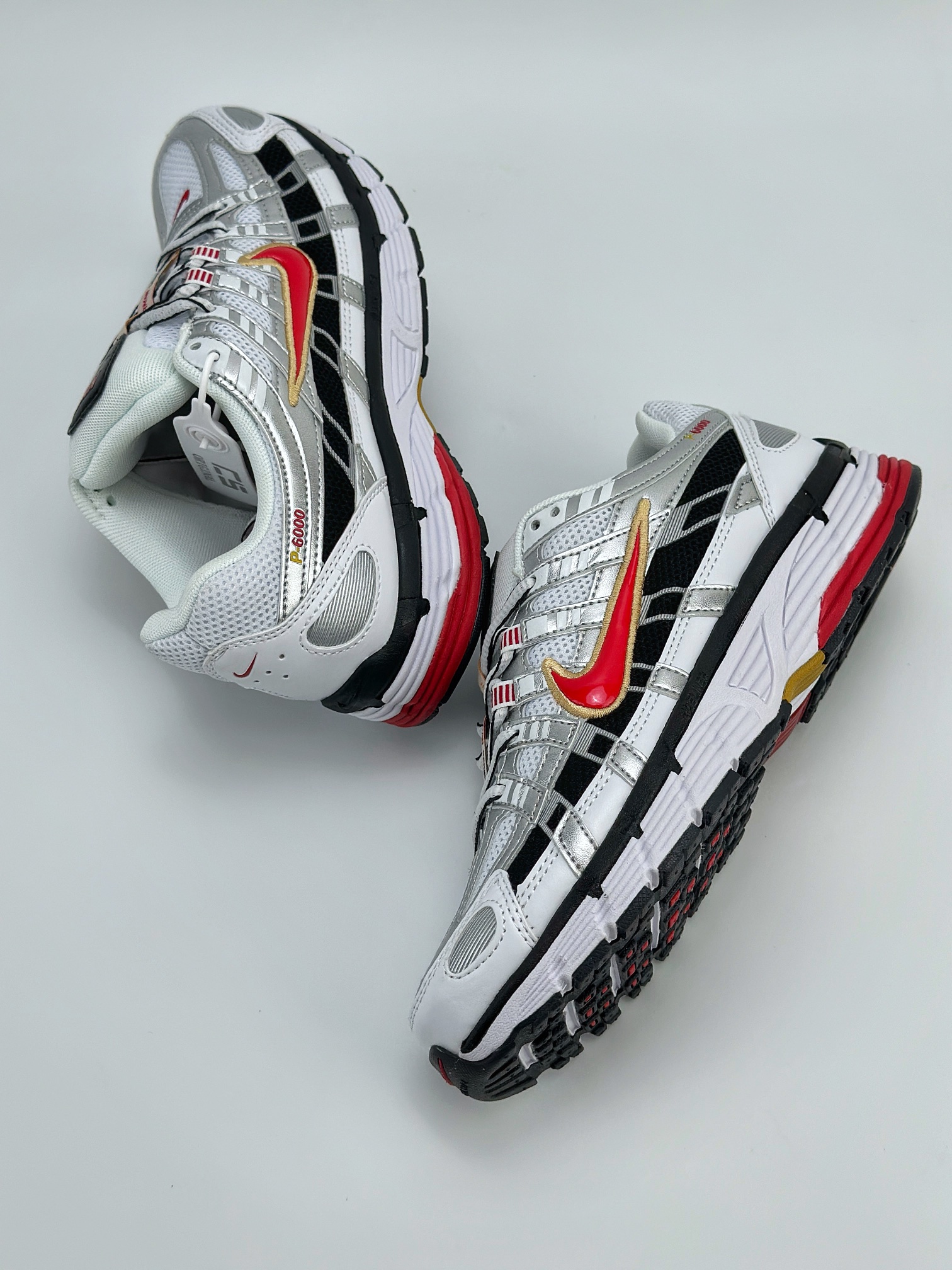 Nike P-6000 Initiator Running 耐克INS 白黑红 复古休闲运动老爹鞋 BV1021-101