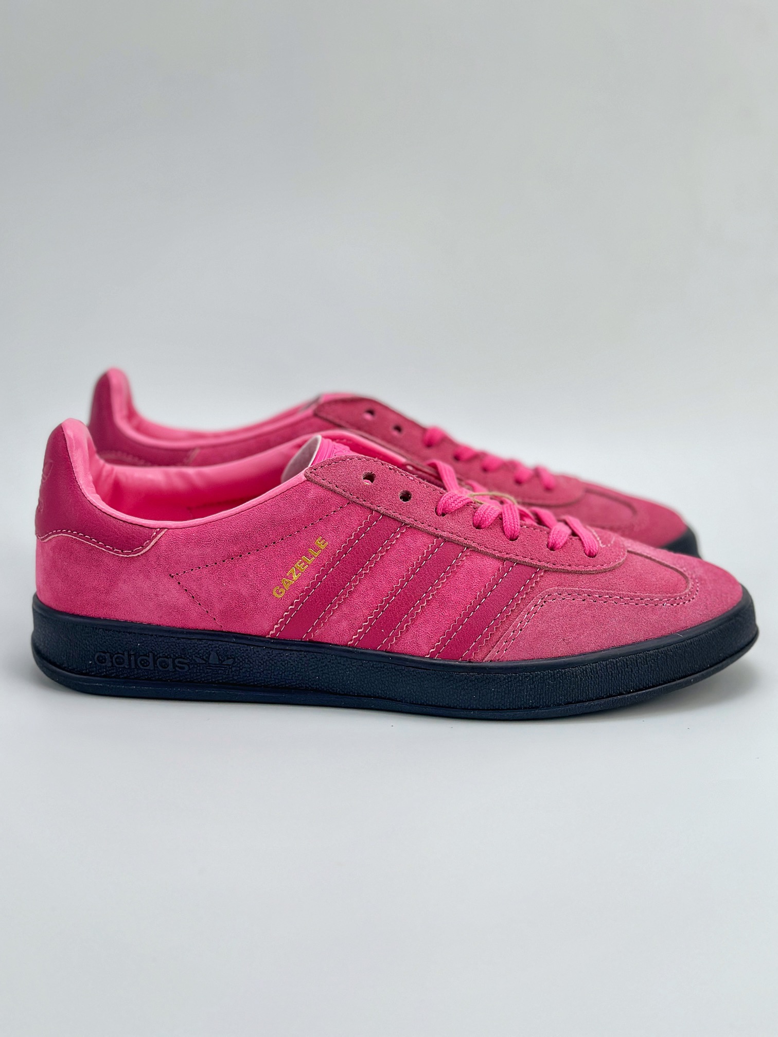 adidas Originals Gazelle INdoor 粉 三叶草休闲防滑耐磨低帮板鞋 JI2585