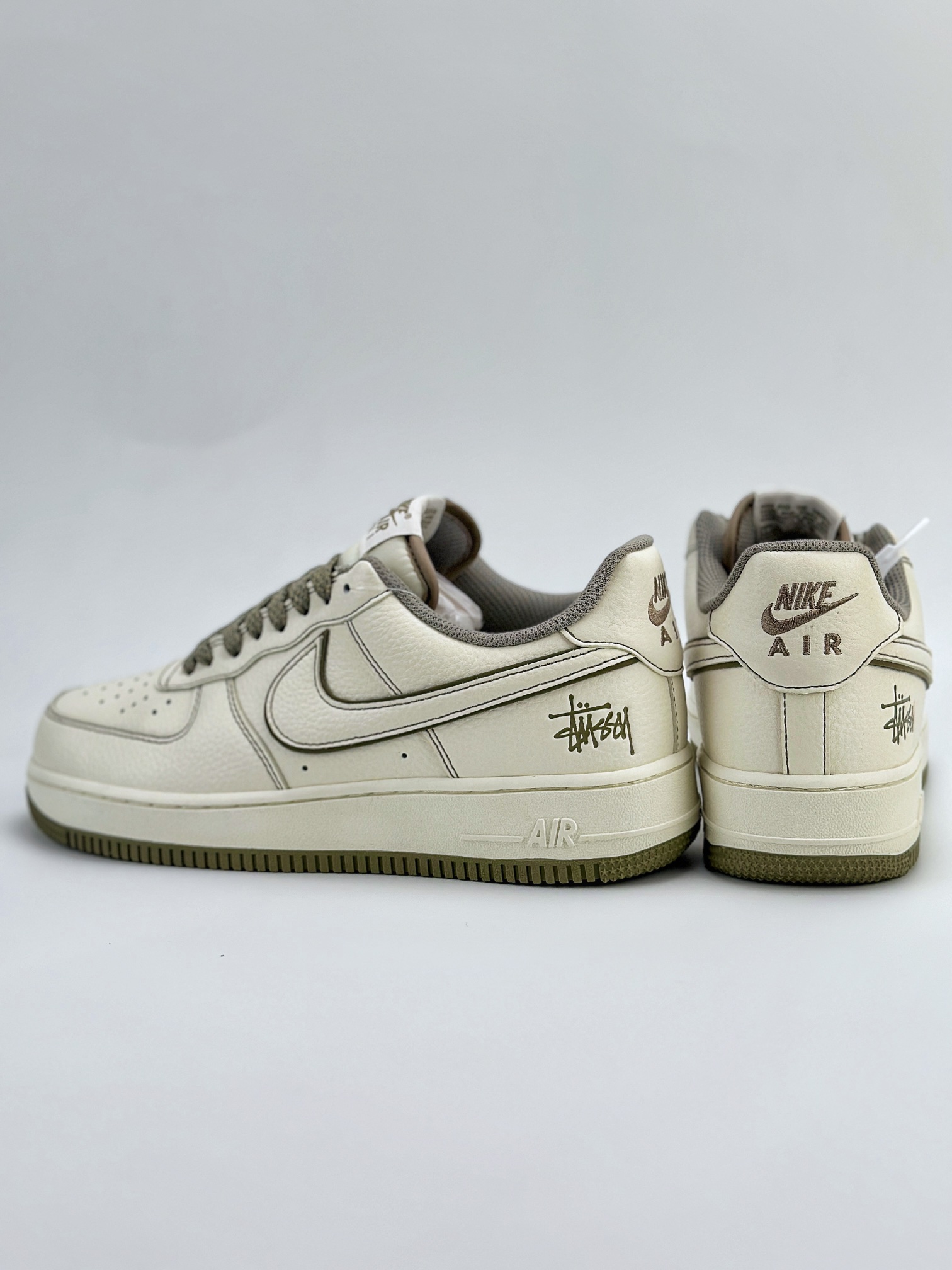 Nike Air Force 1 Low 07 x Stussy 斯图西米白绿 UN1635-777