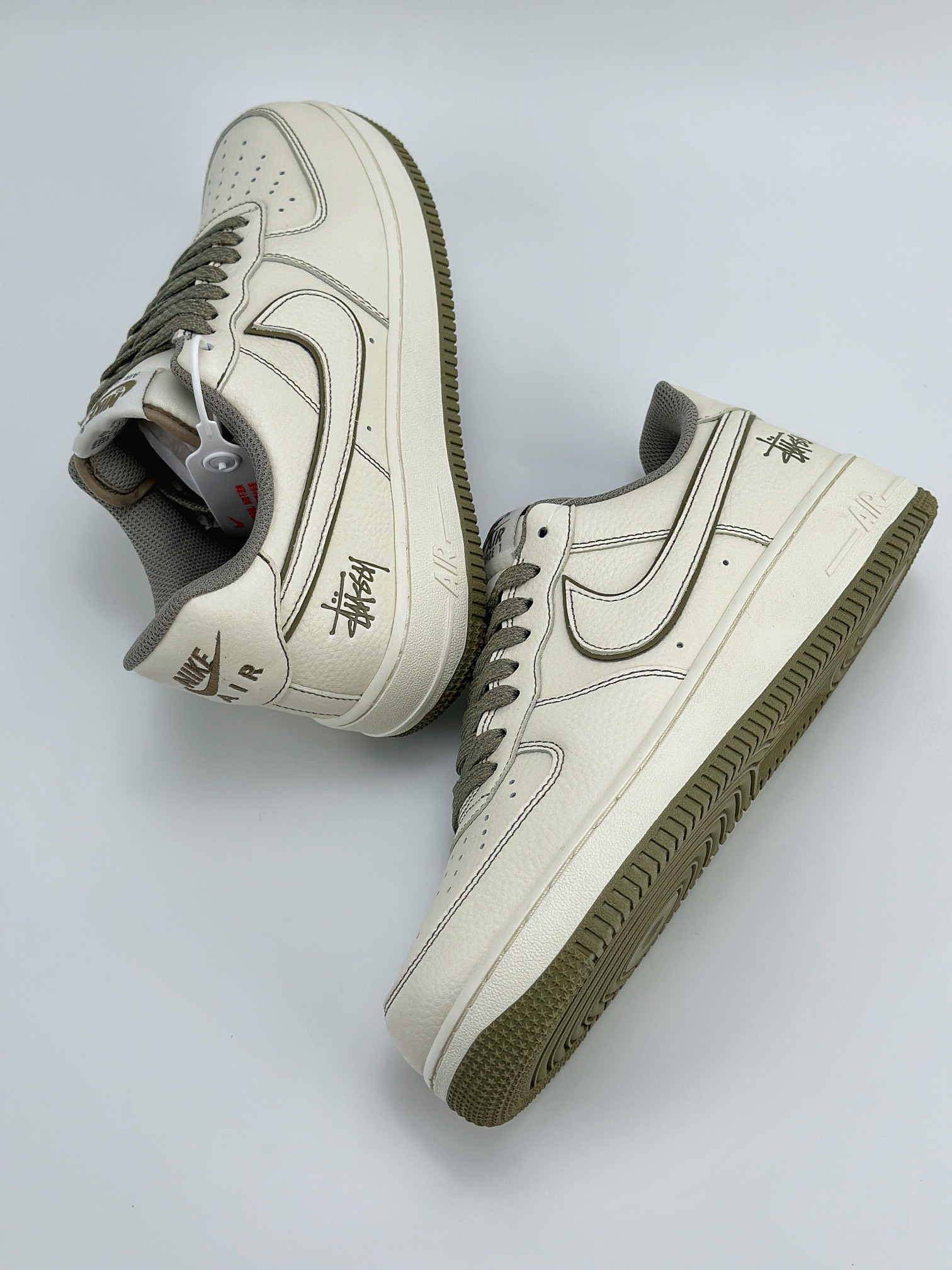 Nike Air Force 1 Low 07 x Stussy 斯图西米白绿 UN1635-777