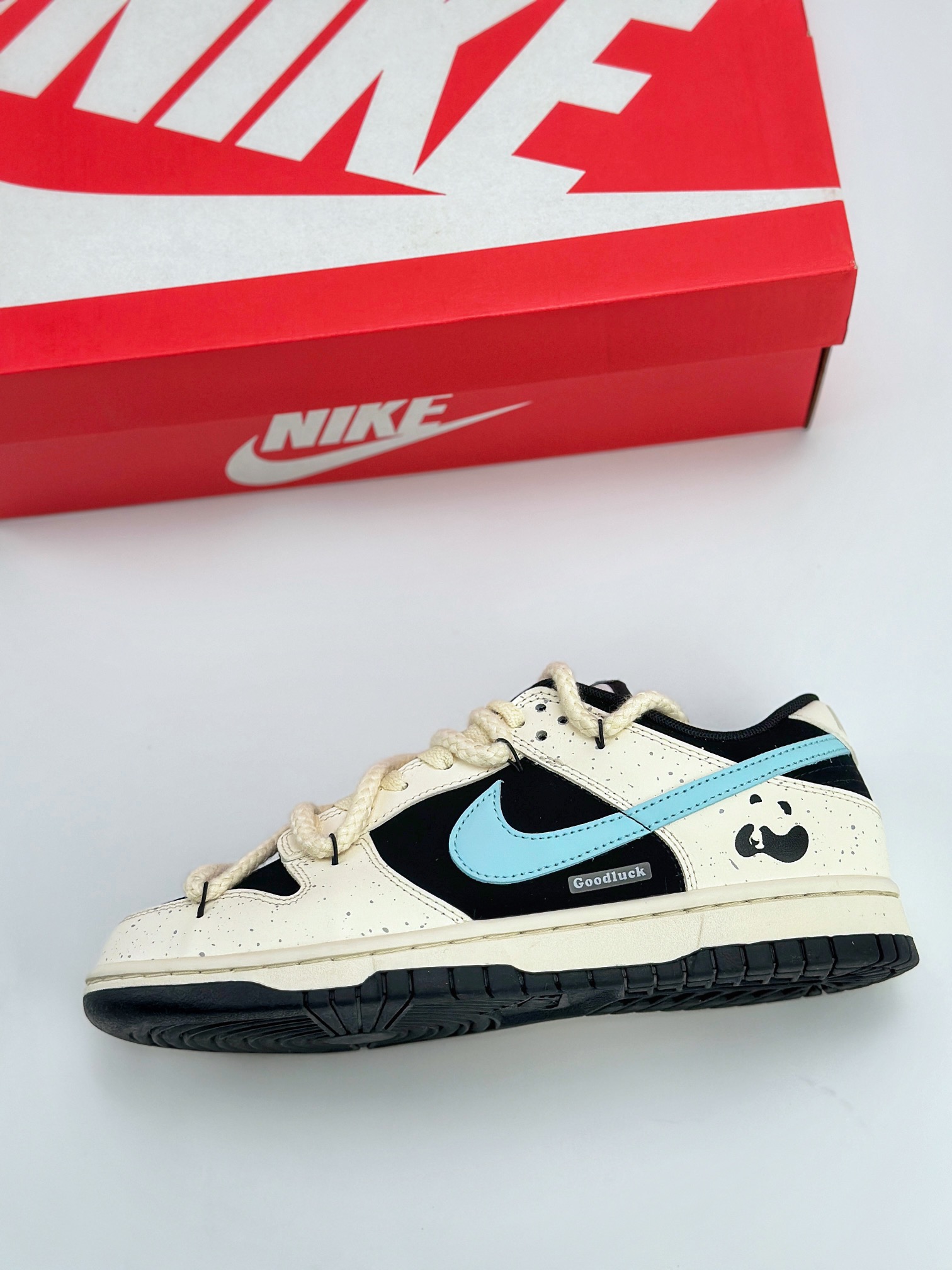 Nike SB Dunk Low 小熊猫 多巴胺 TMS 蓝莓 泼墨做旧 白蓝 DD1391-100