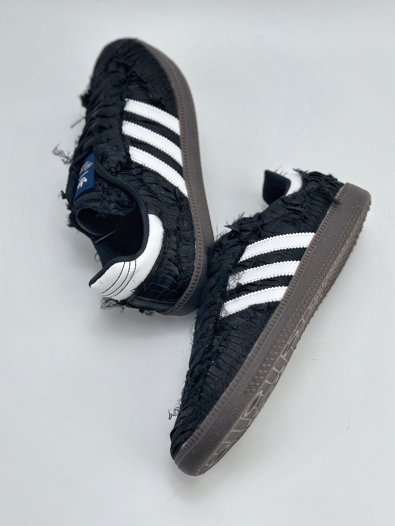 adidas originals Samba OG x Caroline SATIN SHOES 黑白 JQ4749