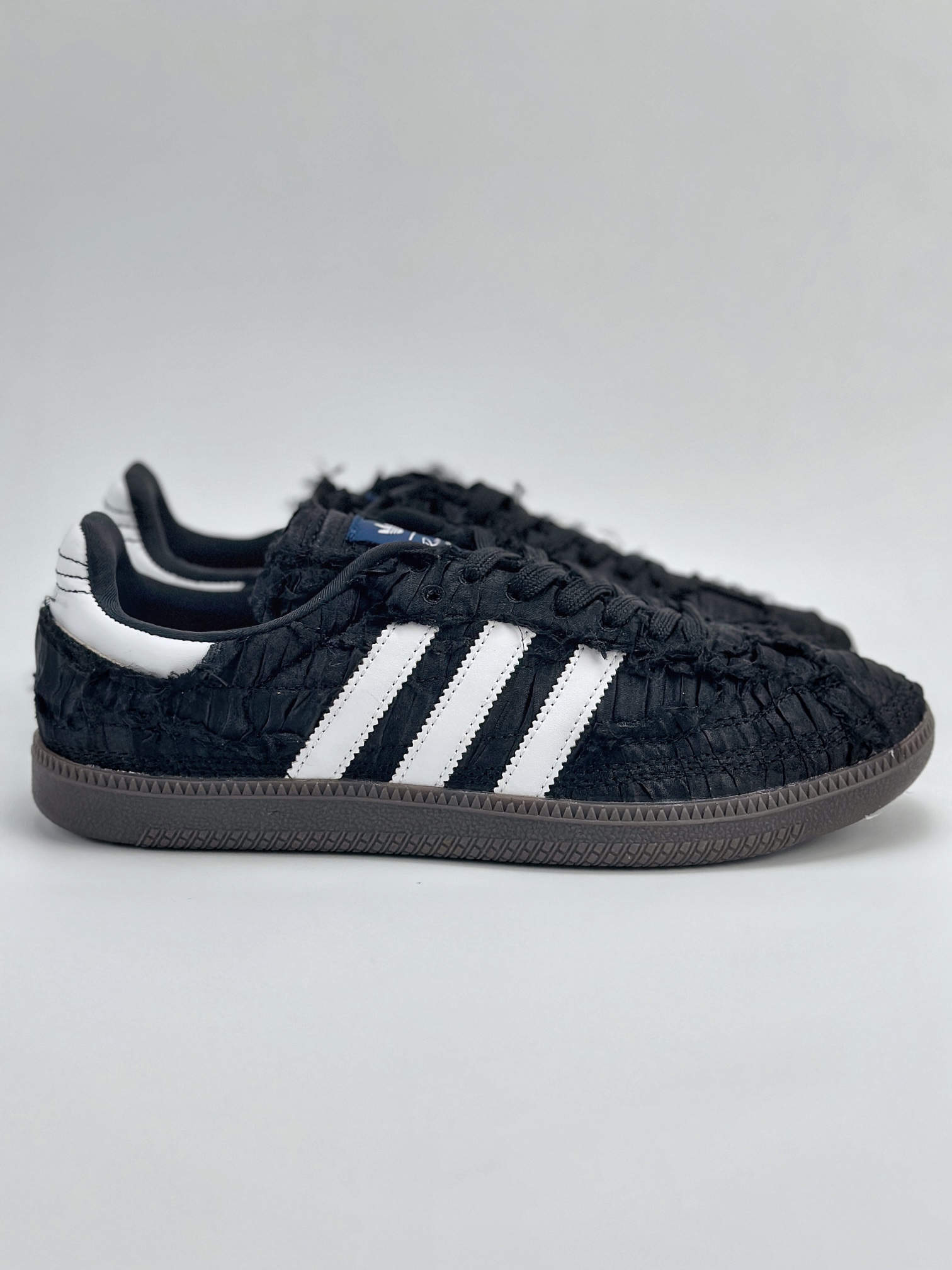 adidas originals Samba OG x Caroline SATIN SHOES 黑白 JQ4749