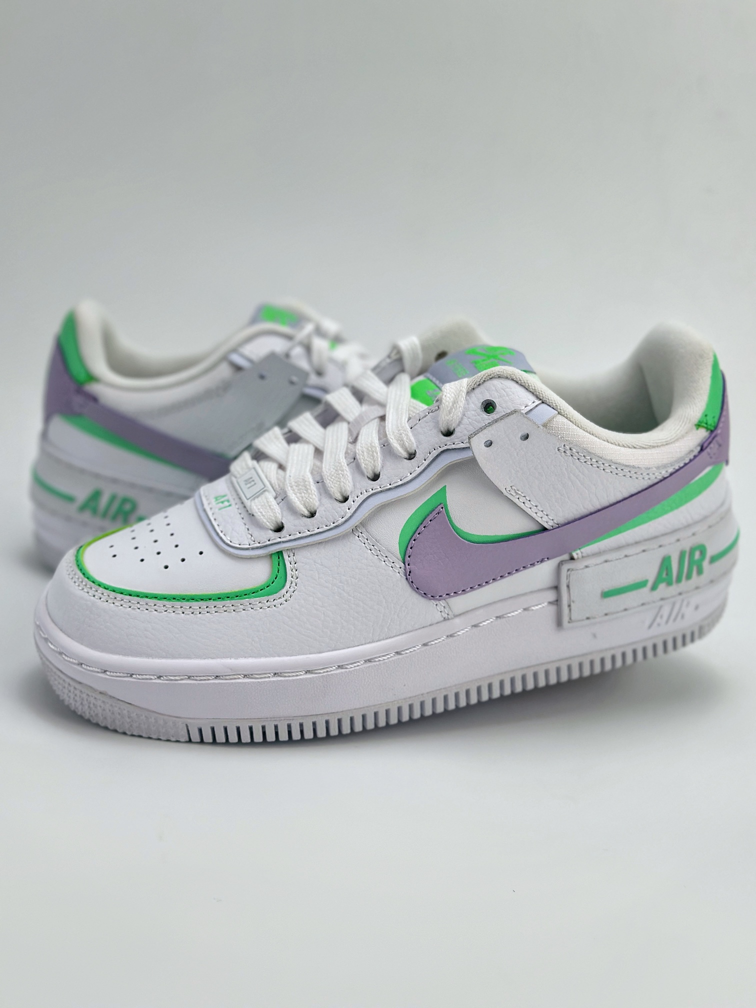 Nike Air Force 1 Low 07 Shadow ”infinte lilac” 马卡龙 白绿紫 CU8591-103