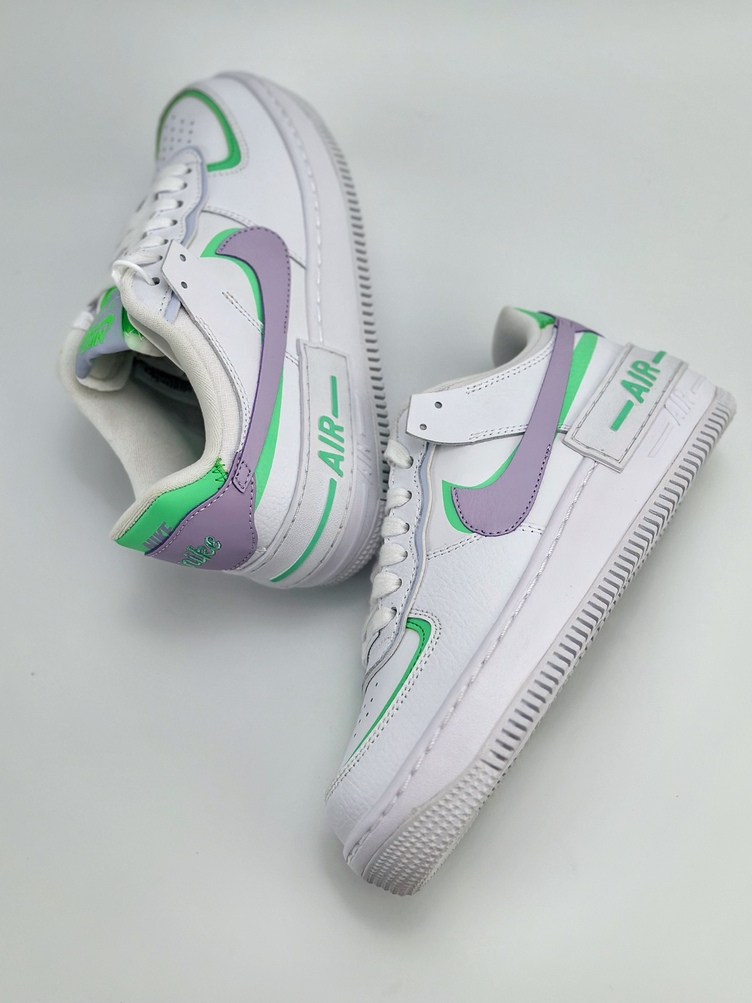 Nike Air Force 1 Low 07 Shadow ”infinte lilac” 马卡龙 白绿紫 CU8591-103