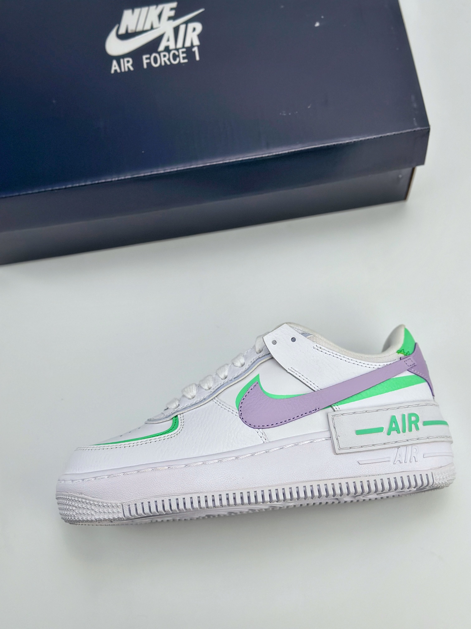 Nike Air Force 1 Low 07 Shadow ”infinte lilac” 马卡龙 白绿紫 CU8591-103