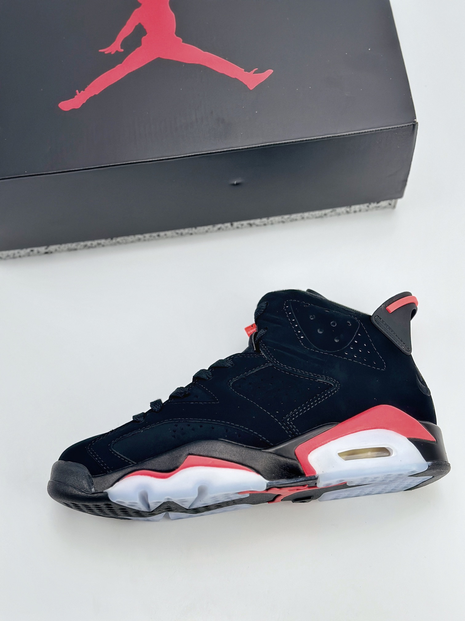 Air Jordan 6 Retro infrared 2019全明星 红外线 黑红 潮流复古篮球鞋 384664-060