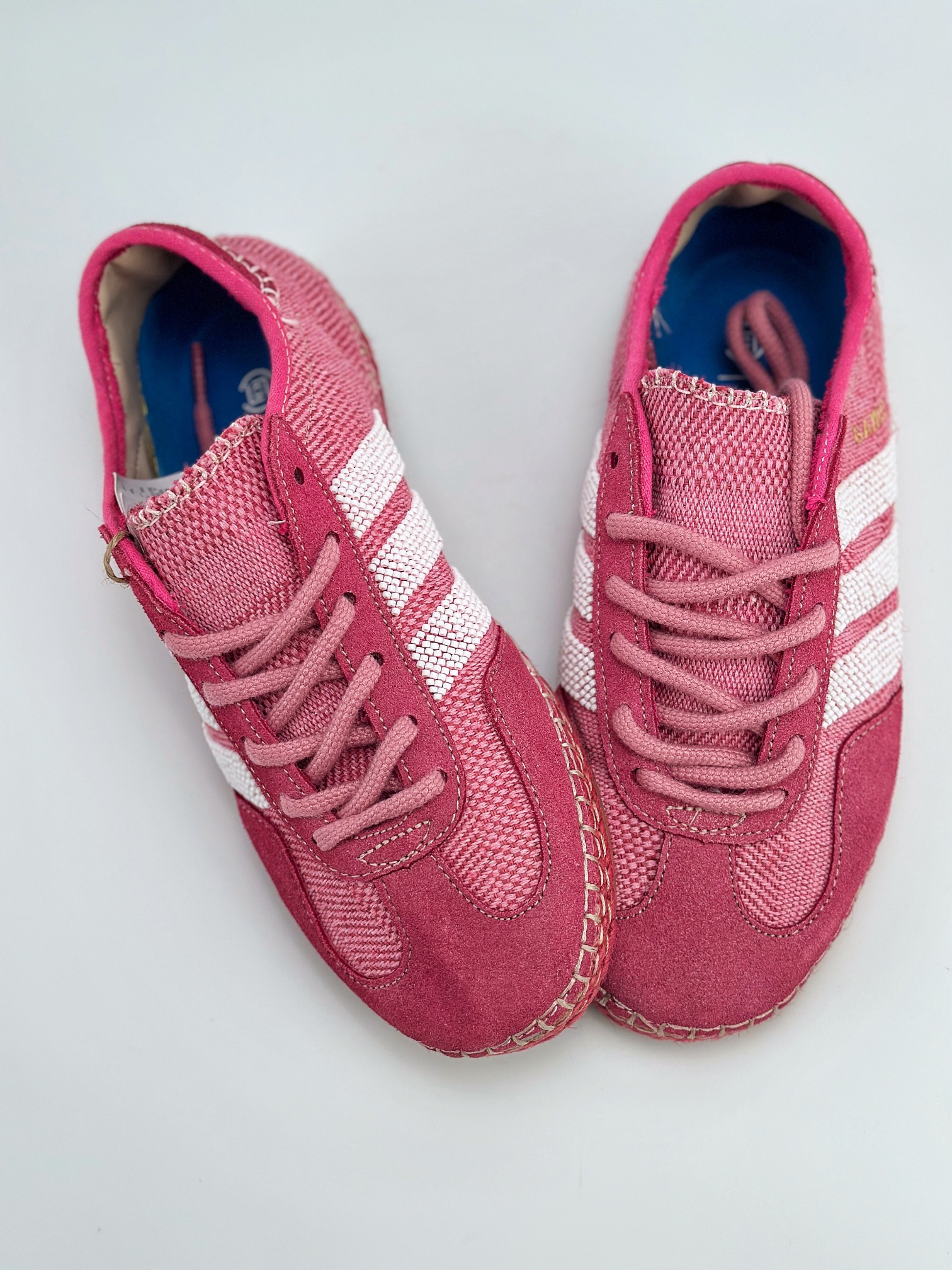 adidas Originals Gazelle x CLOT 粉色 三叶草休闲防滑耐磨低帮板鞋 IH3144