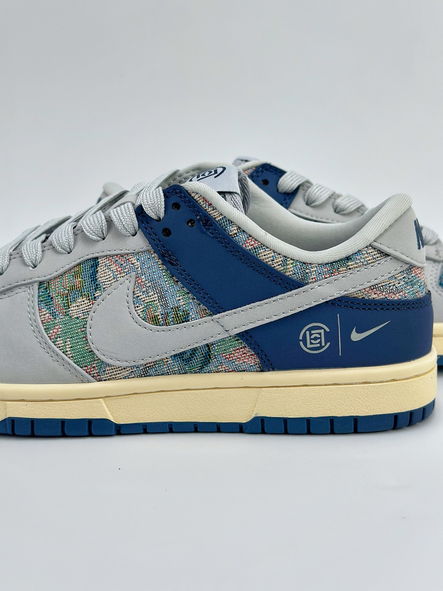 Nike SB Dunk Low x CLOT 灰蓝针织 JH8310-950