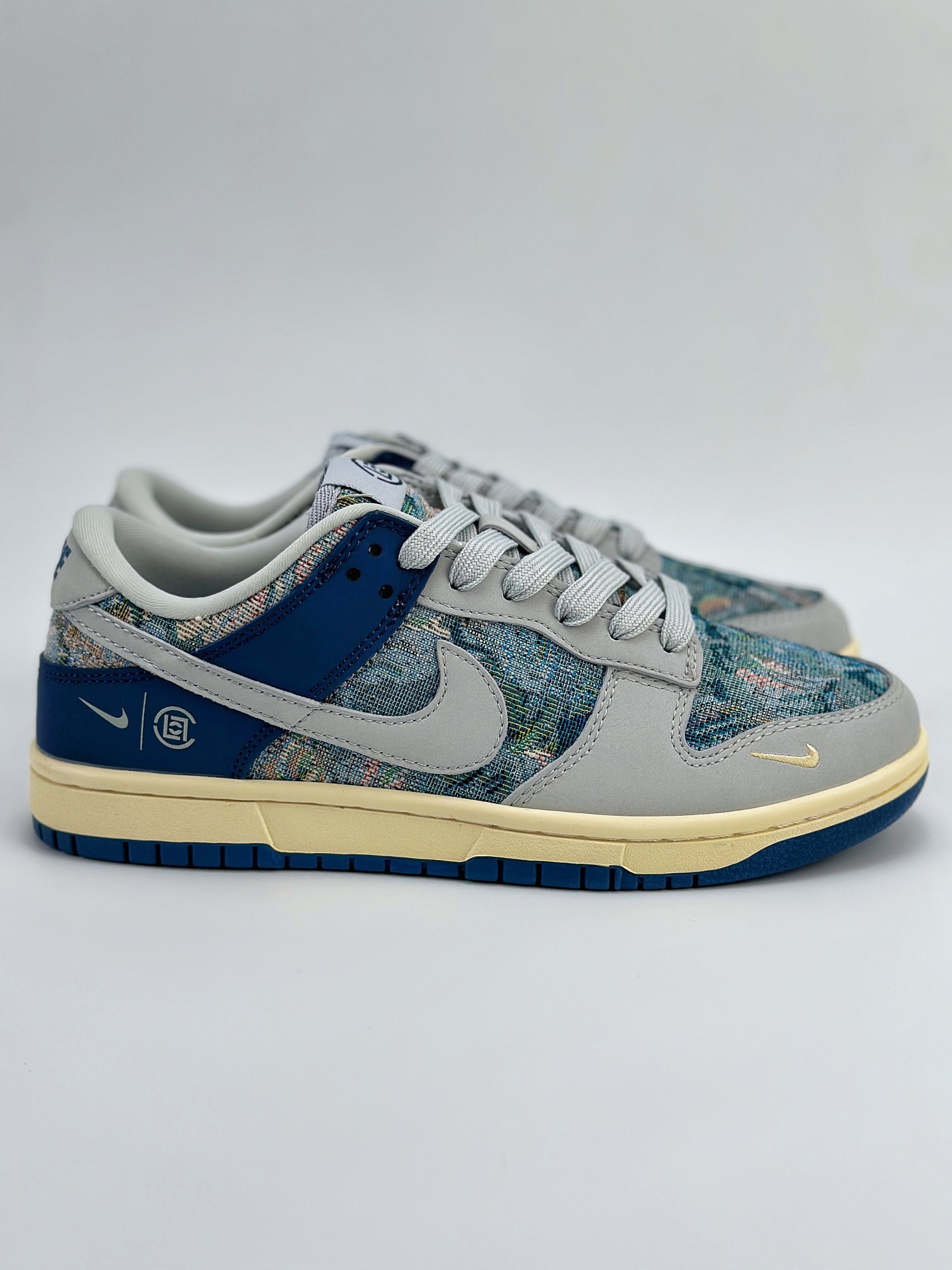 Nike SB Dunk Low x CLOT 灰蓝针织 JH8310-950