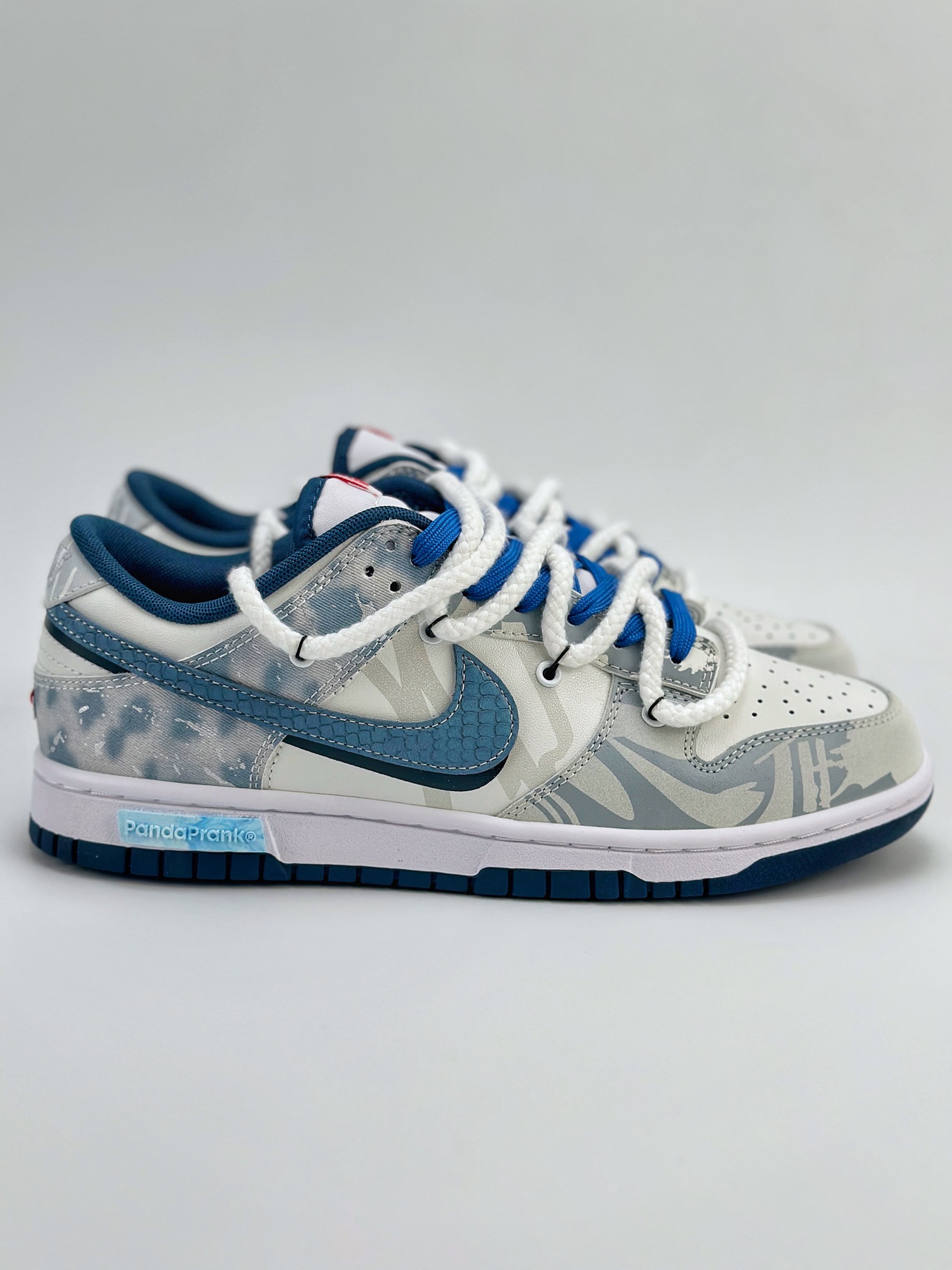 Nike SB Dunk Low 熊猫恶作剧 乘浪钓手 银海蓝鲛 灰银蓝 DD1391-400