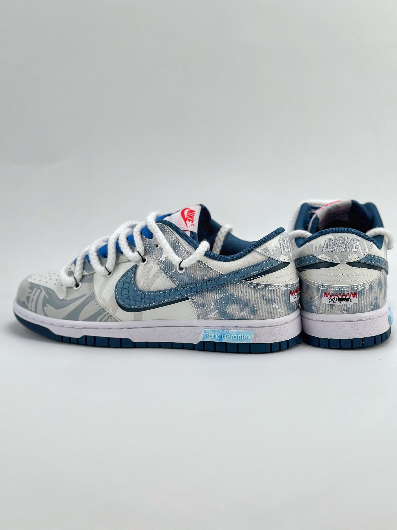 Nike SB Dunk Low 熊猫恶作剧 乘浪钓手 银海蓝鲛 灰银蓝 DD1391-400