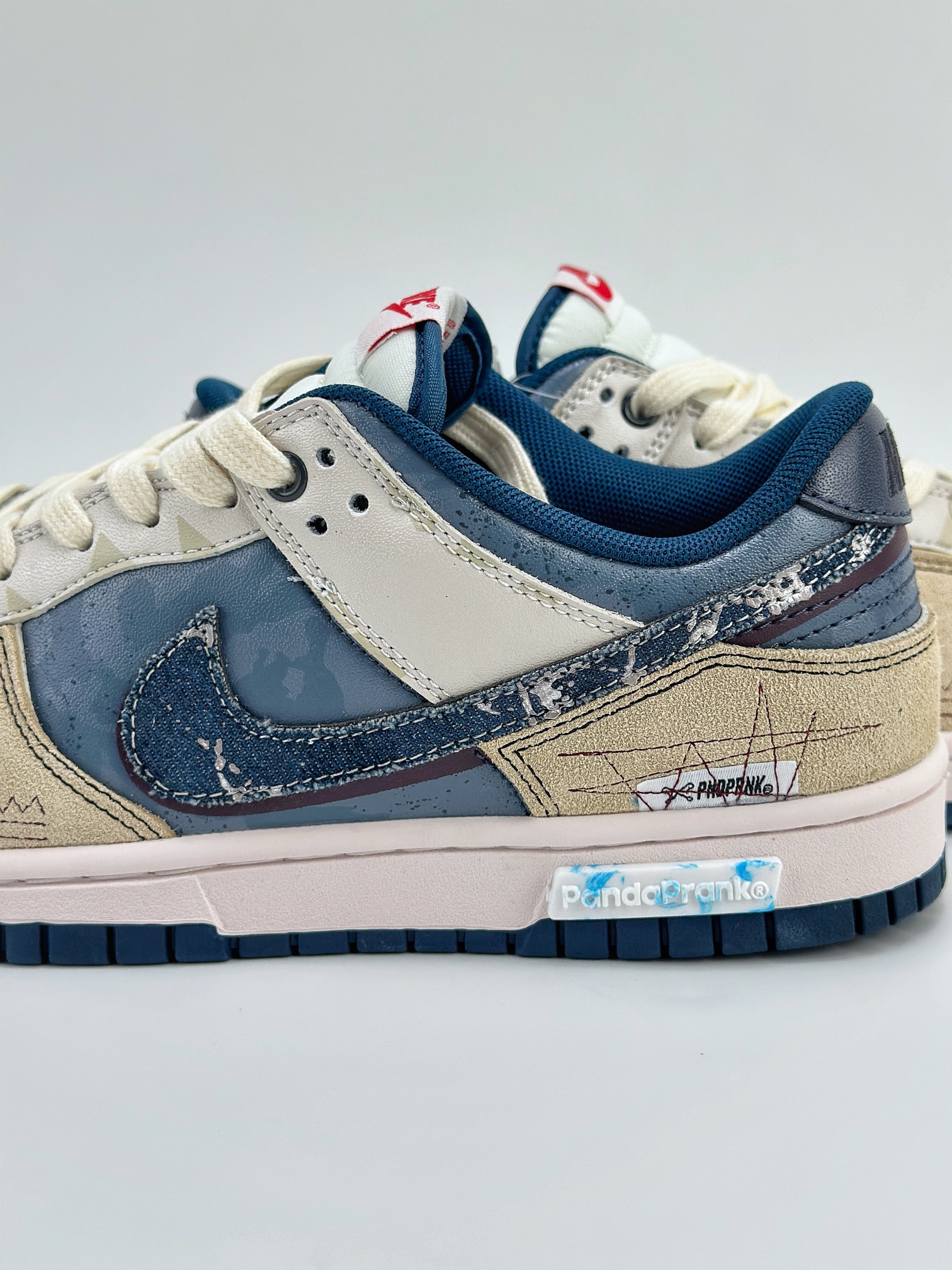 Nike SB Dunk Low 熊猫恶作剧 乘浪钓手 竭泽而渔 蓝棕 DD1391-400