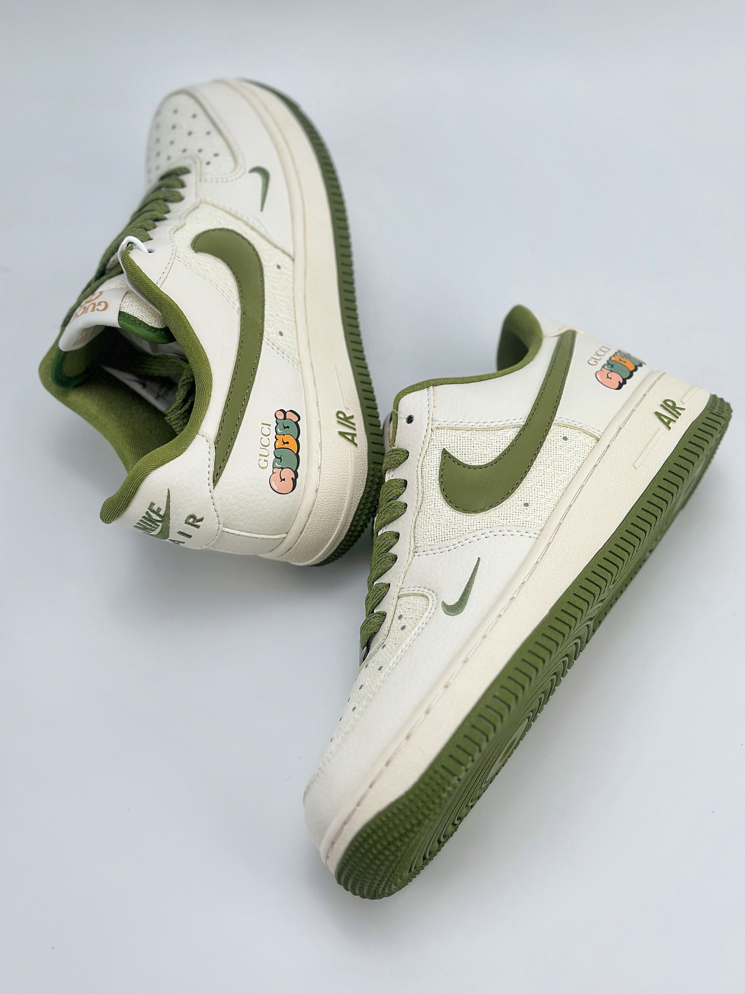 Nike Air Force 1 Low 07 x GUCCI 古驰白绿满天星 XZ3398-588