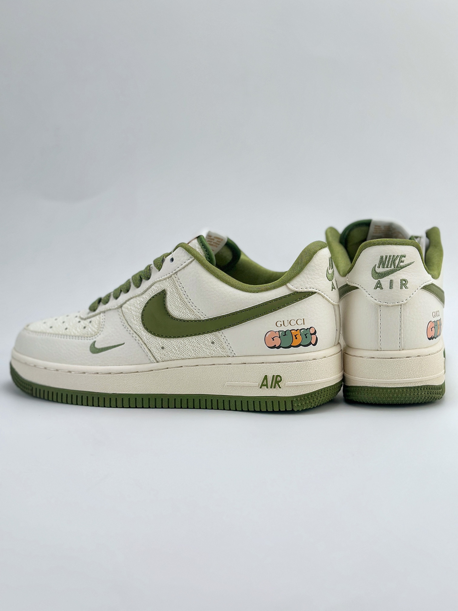 Nike Air Force 1 Low 07 x GUCCI 古驰白绿满天星 XZ3398-588