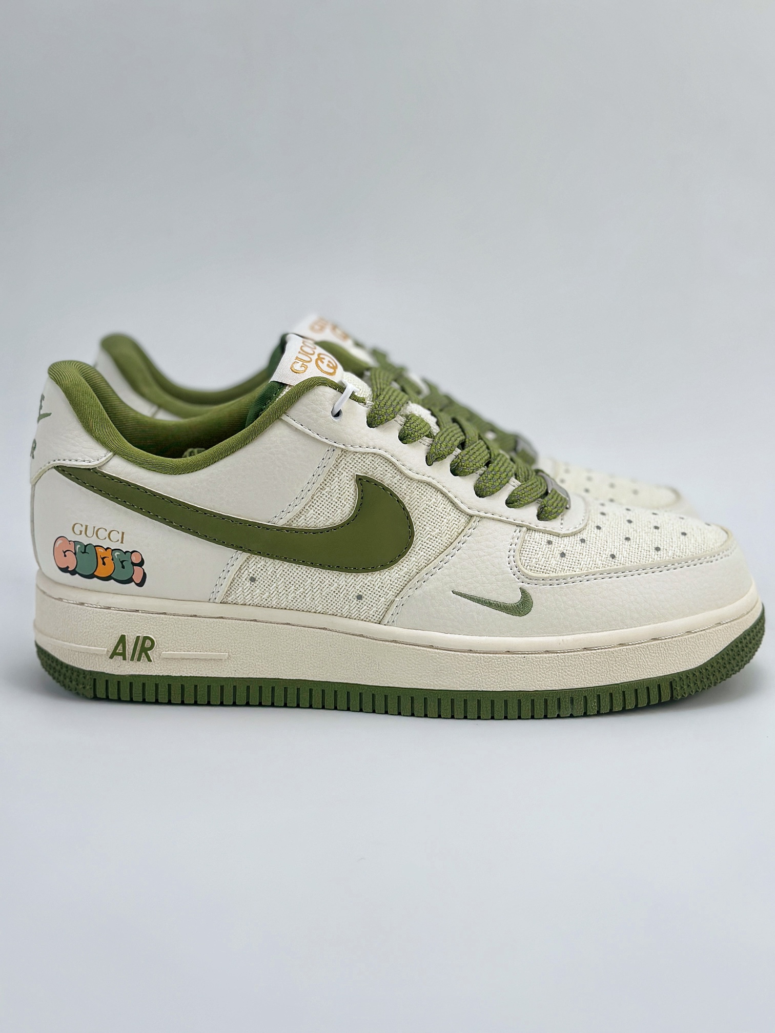 Nike Air Force 1 Low 07 x GUCCI 古驰白绿满天星 XZ3398-588