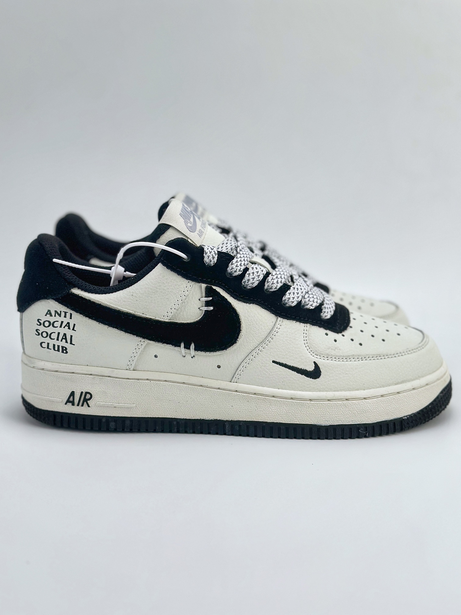 Nike Air Force 1 Low 07 白黑翻毛钩满天星 987622