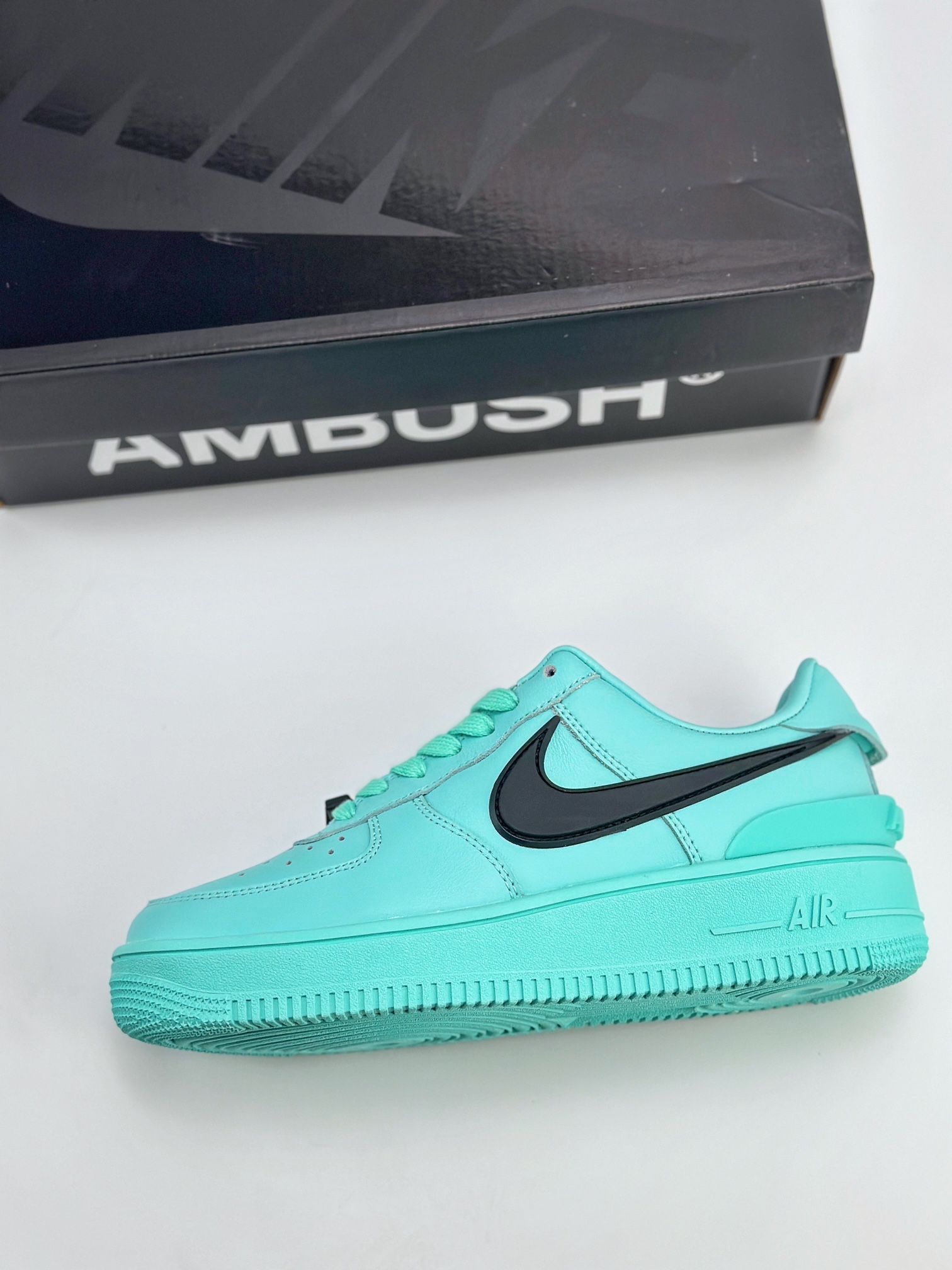 Nike Air Force 1 Low 07 x AMBUSH 蒂芙尼蓝黑大钩 DV3464-500