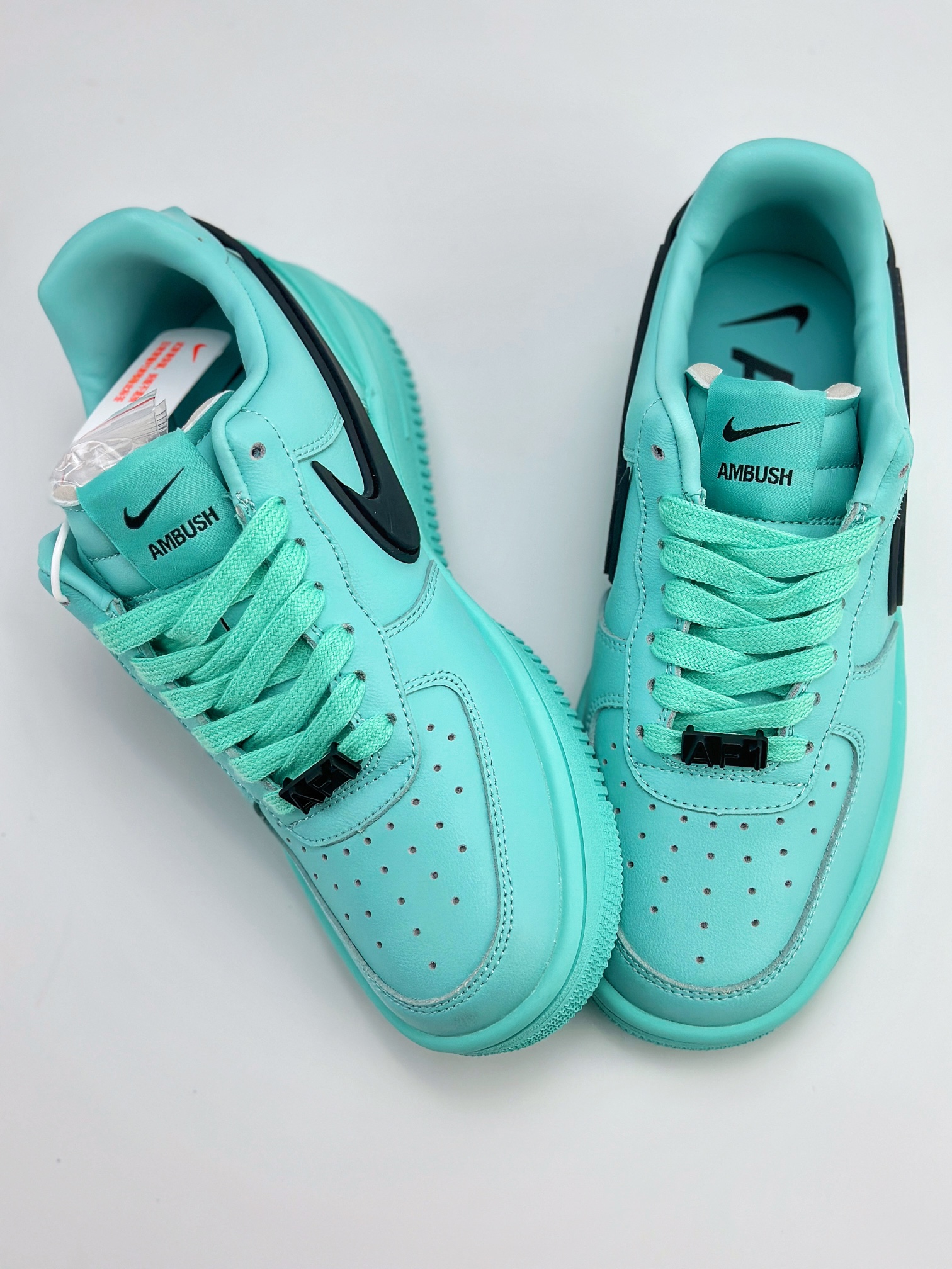 Nike Air Force 1 Low 07 x AMBUSH 蒂芙尼蓝黑大钩 DV3464-500