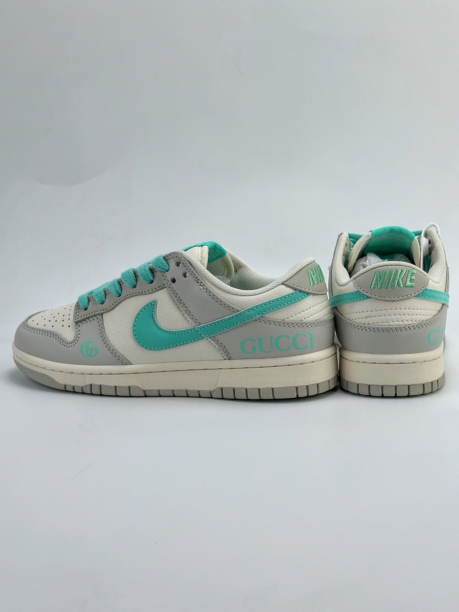 Nike SB Dunk Low x GUCCI 白灰蒂芙尼绿 XX9797-008