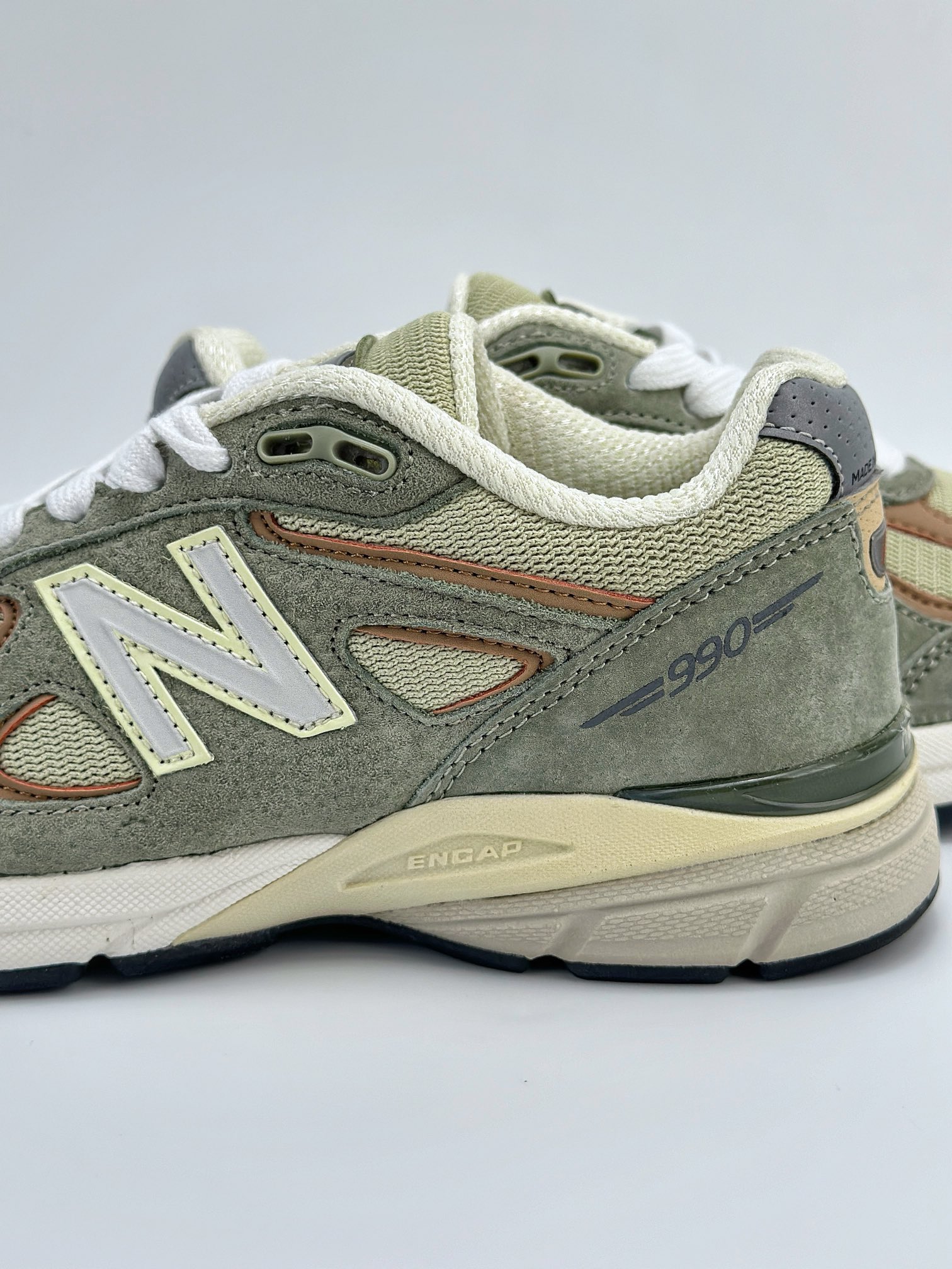 New Balance NB990系列 版本 美产元祖灰色 复古休闲跑步鞋 U990GT4