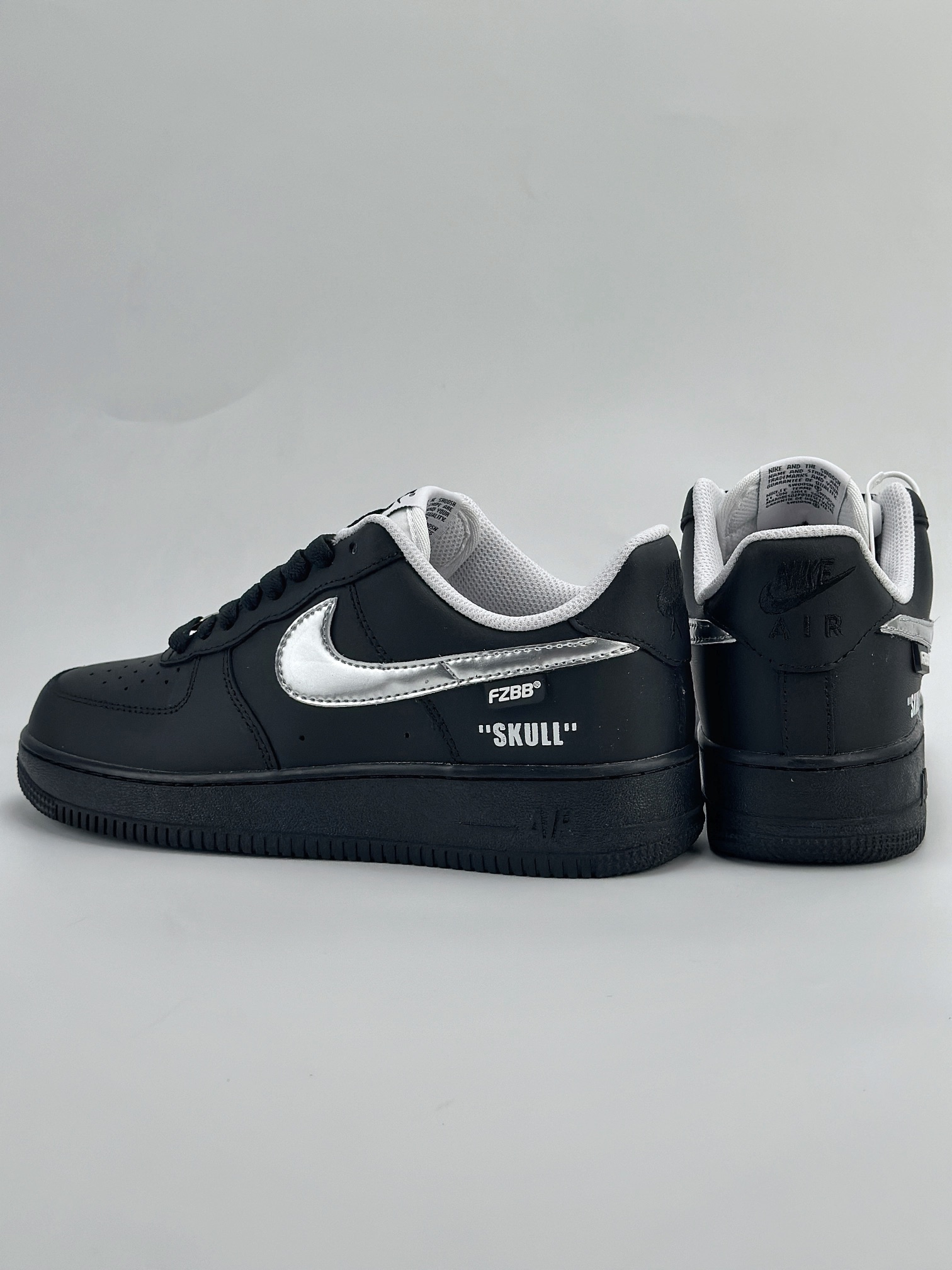 Nike Air Force 1 Low 07 黑银玫瑰 黑银 FQ4296-101