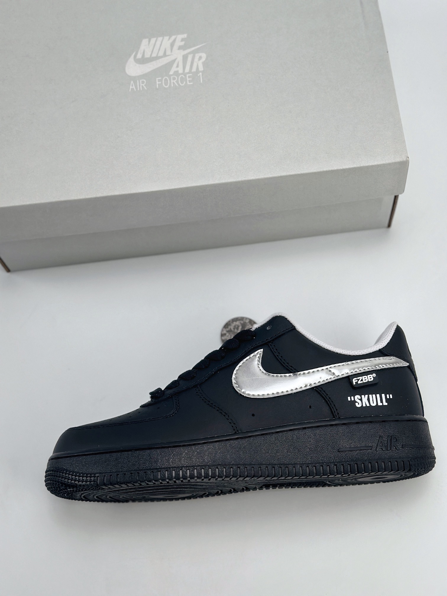 Nike Air Force 1 Low 07 黑银玫瑰 黑银 FQ4296-101