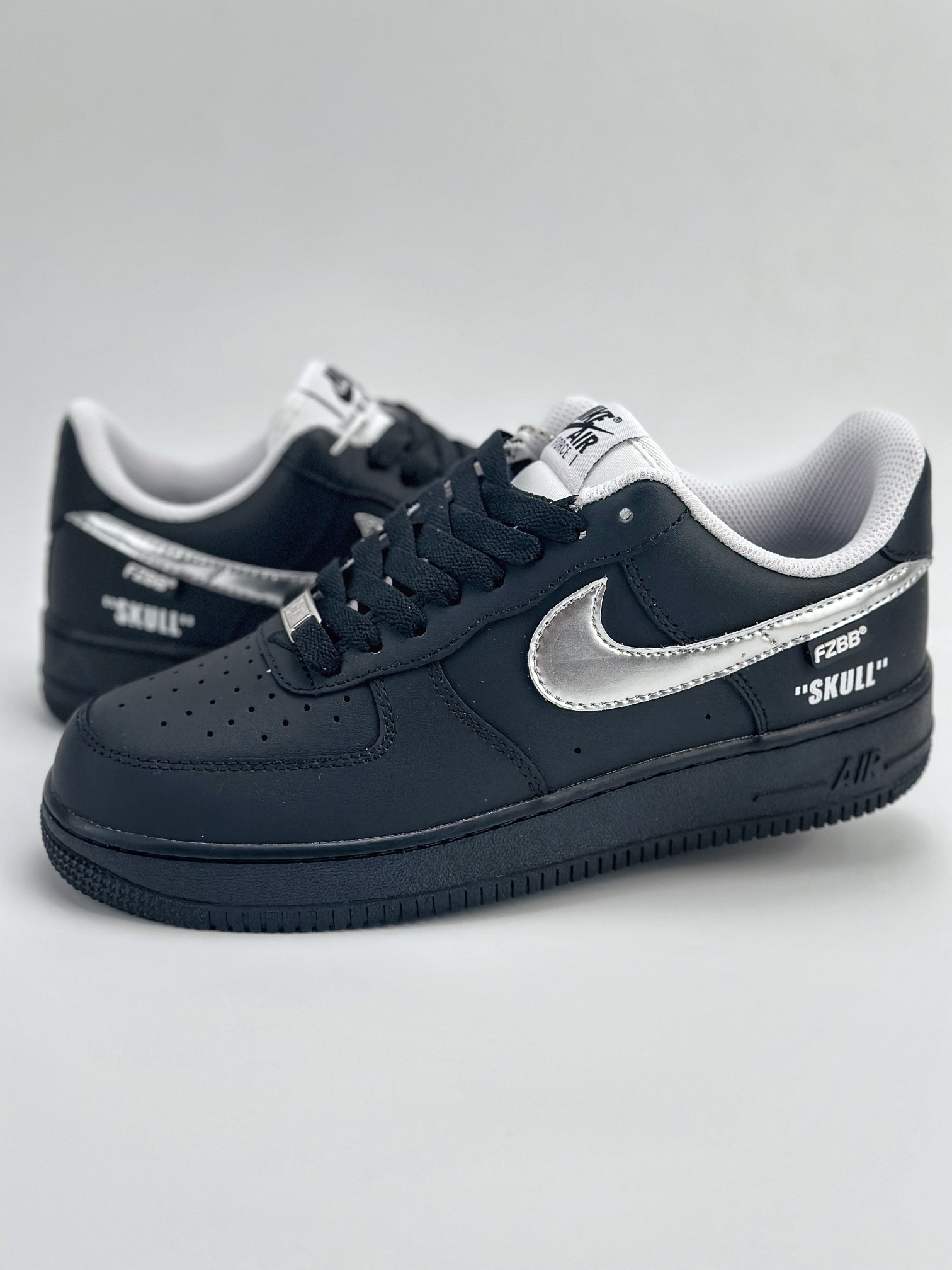 Nike Air Force 1 Low 07 黑银玫瑰 黑银 FQ4296-101