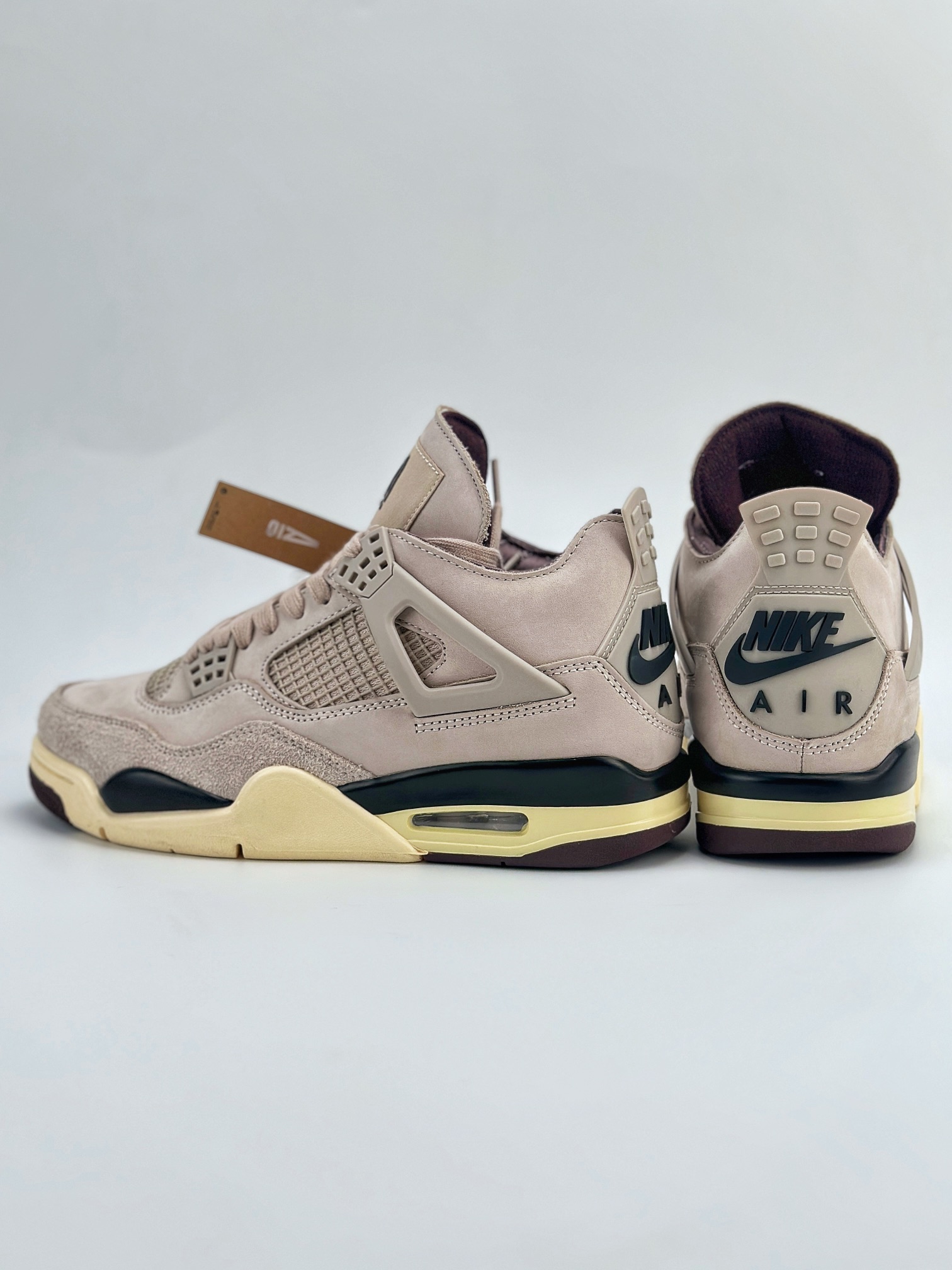 Air Jordan 4 Retro x Ma Maniere ”Fossil Stone” 淡粉 潮流复古篮球鞋 FZ4810-200