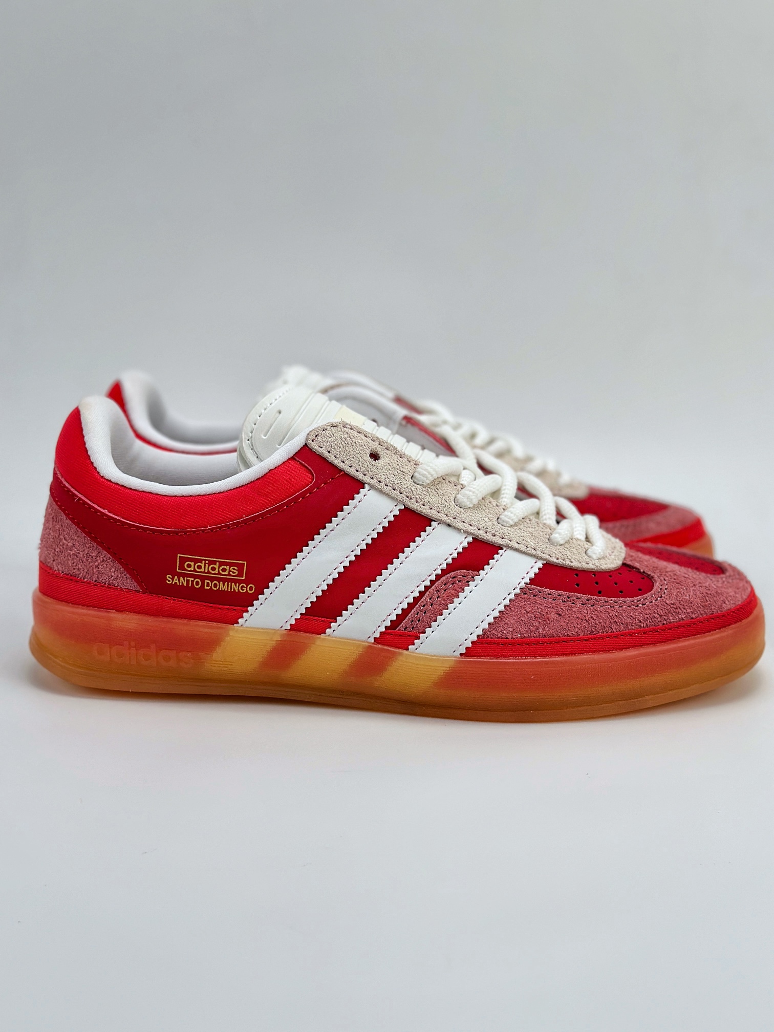 adidas Originals Gazelle INdoor x Bad Bunny 坏痞兔红白 三叶草休闲防滑耐磨低帮板鞋 IF9734