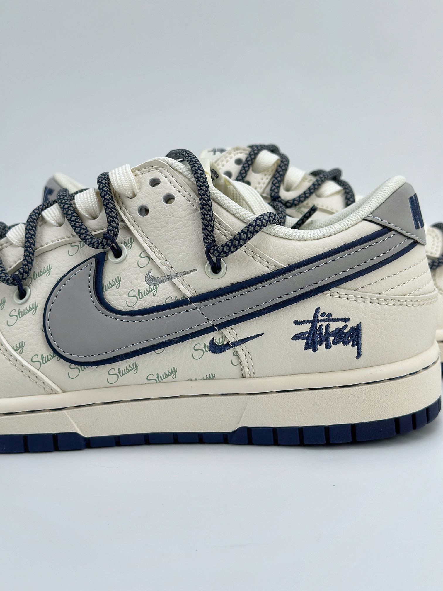 Nike SB Dunk Low x Stussy 白蓝3M钩满天星 SJ2068-277