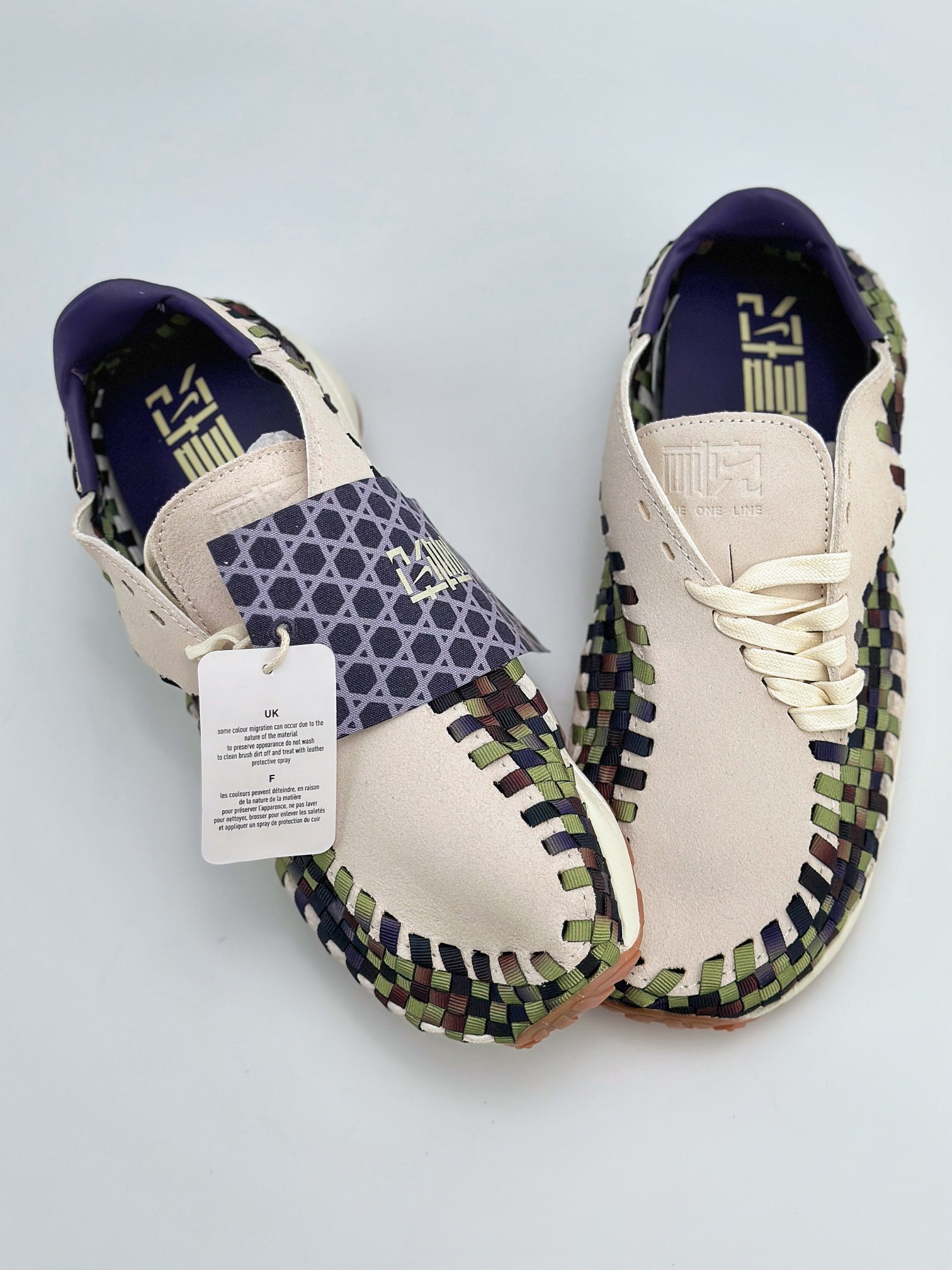 NIKE Air Footscape Woven 不对称编织休闲鞋 纯原版本 FV3615-1916