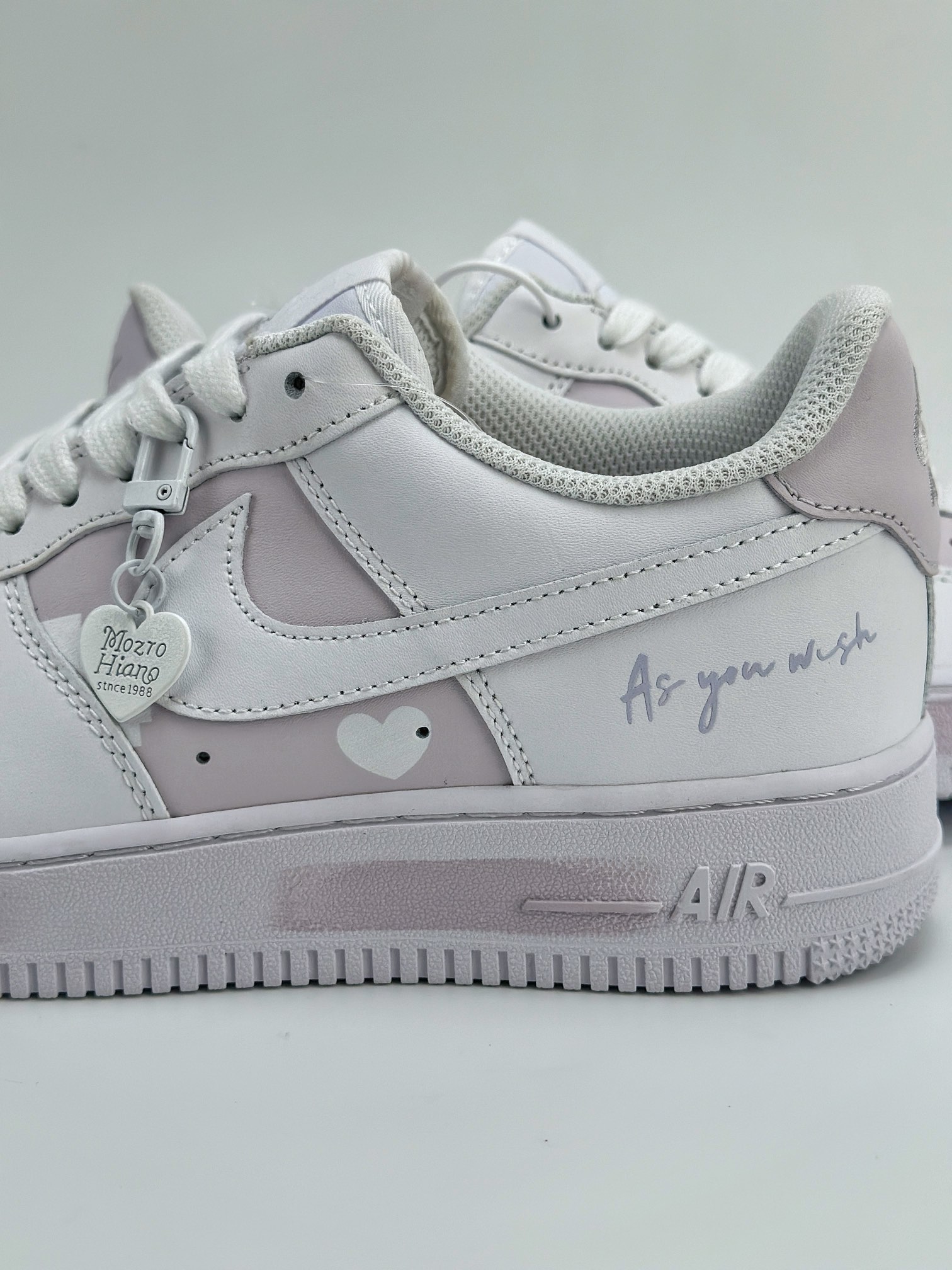 Nike Air Force 1 Low 07 爱心 白紫