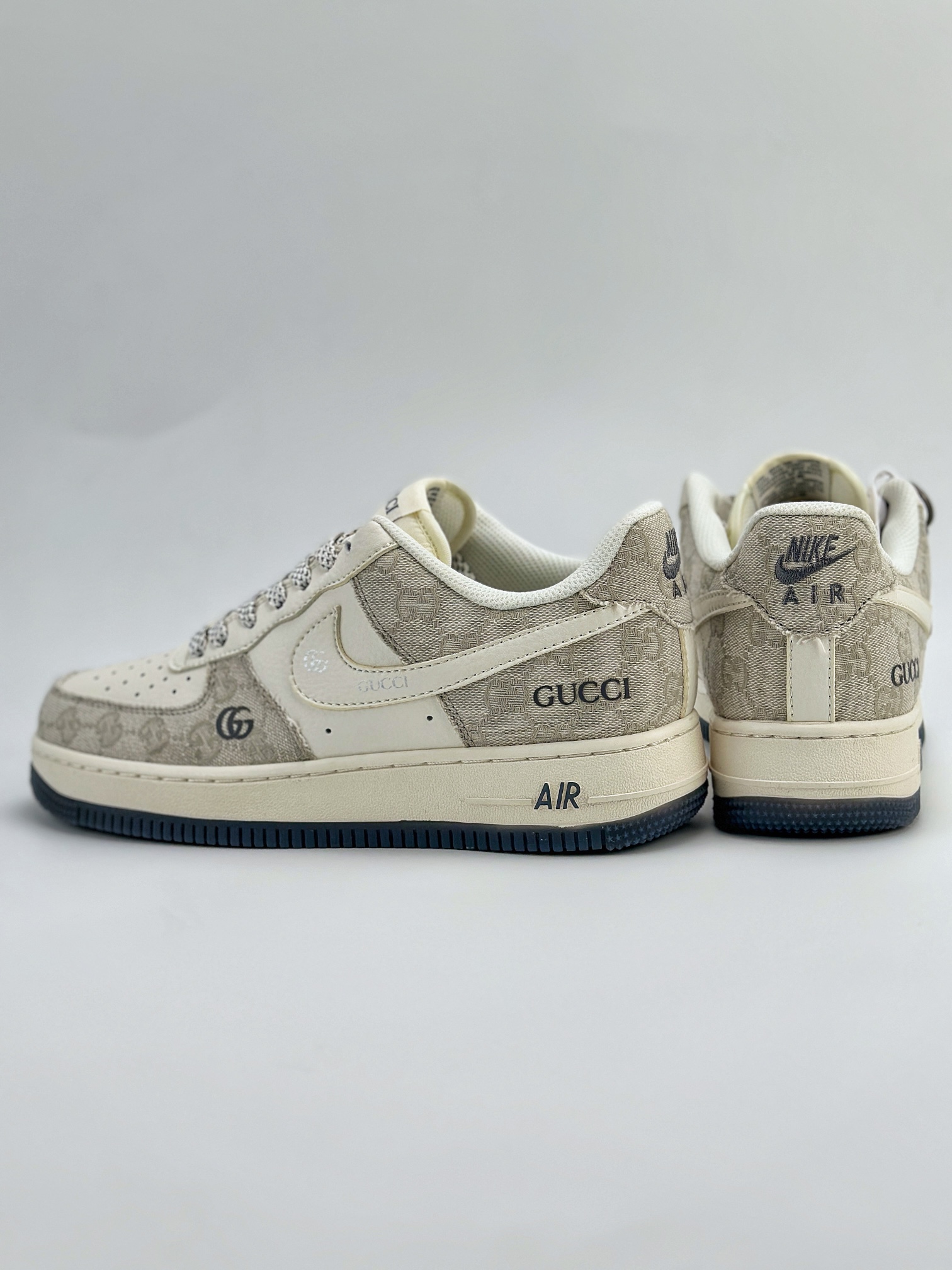 Nike Air Force 1 Low 07 x GUCCI 白灰帆布满天星 BB9577-102