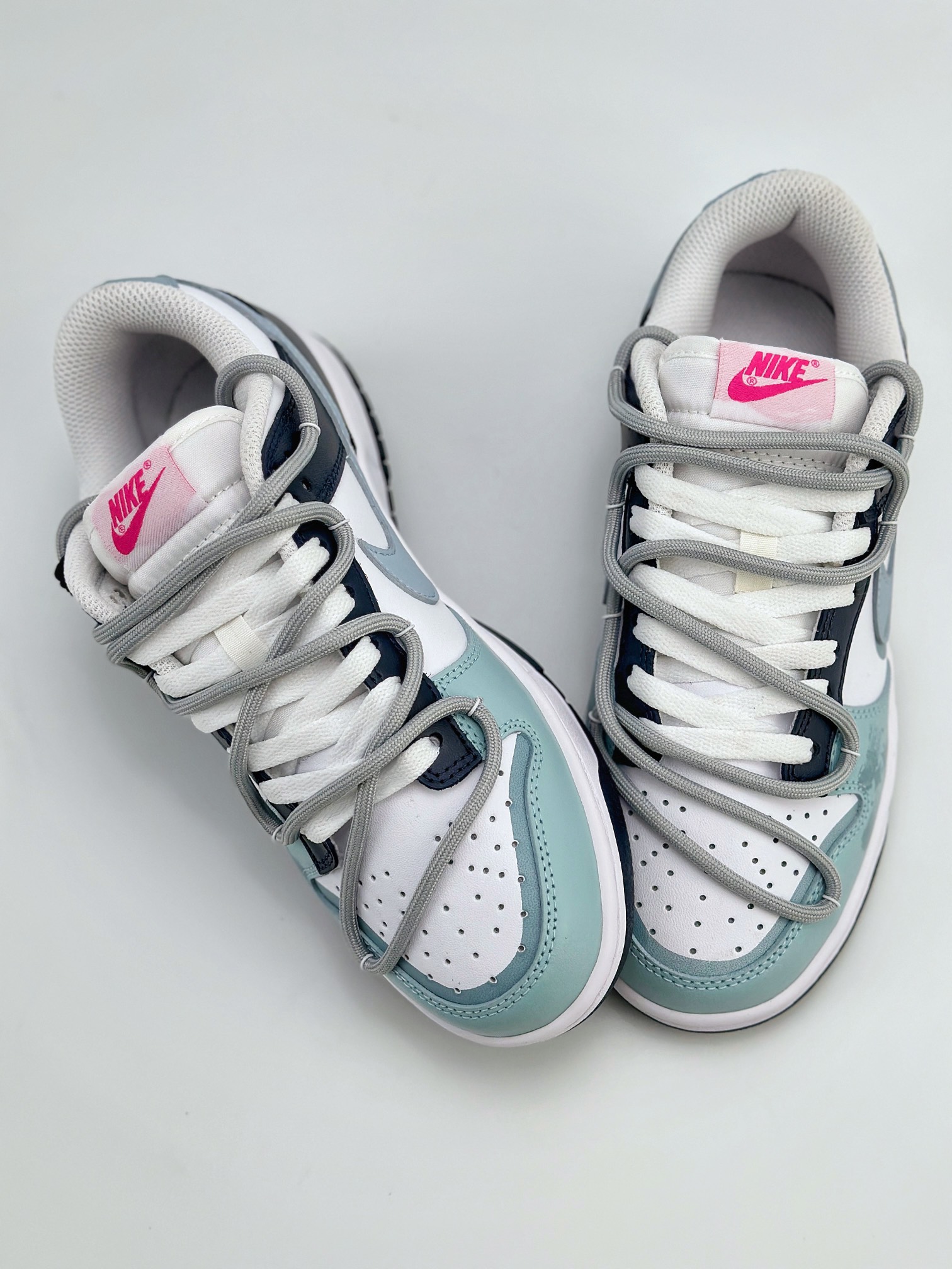 Nike SB Dunk Low 解构 泼墨涂鸦 灰绿 FB9109-401