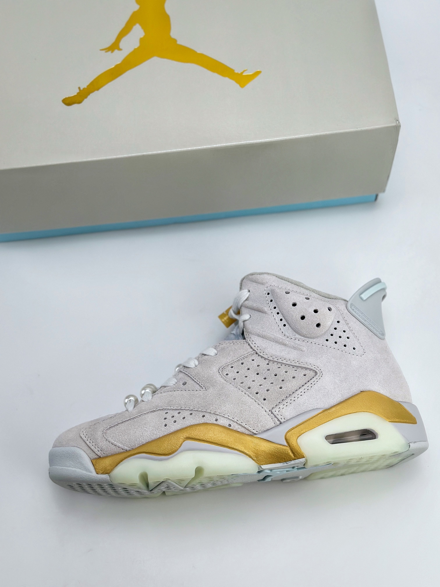 Jordan 6 Retro 灰金 潮流复古篮球鞋 DQ4914-074