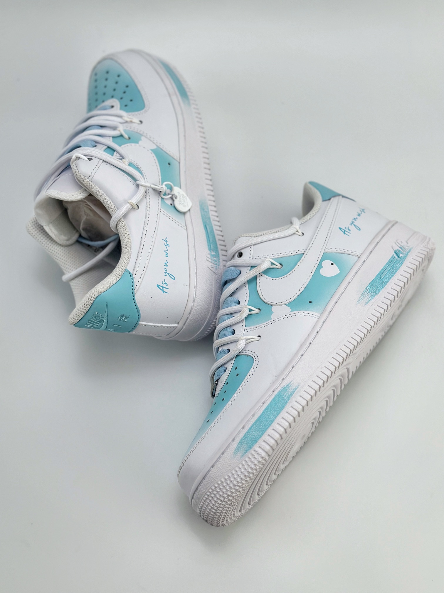 Nike Air Force 1 Low 07 万花弄 心心相印-蔚蓝 白蓝 ZH0316-028