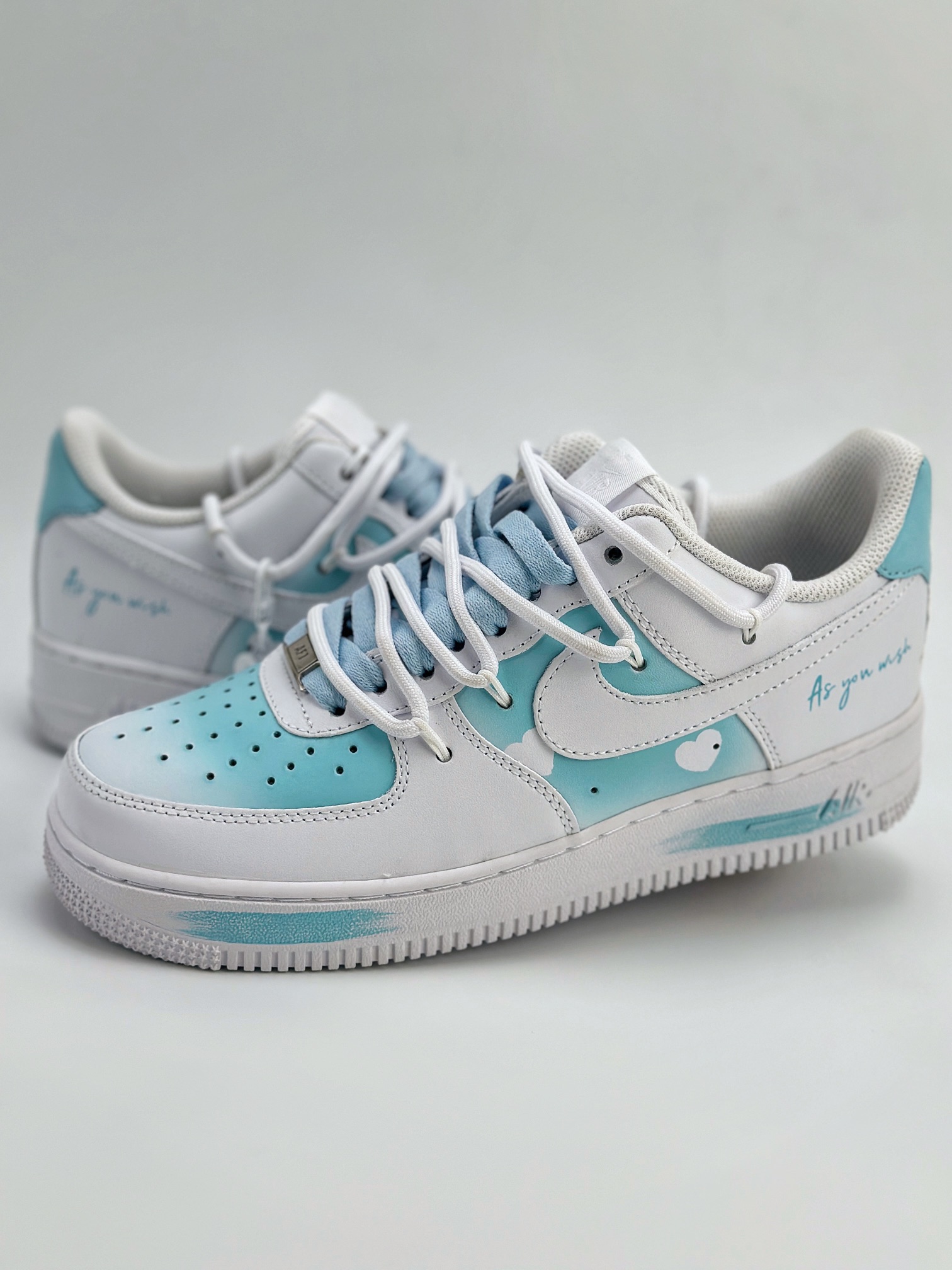 Nike Air Force 1 Low 07 万花弄 心心相印-蔚蓝 白蓝 ZH0316-028