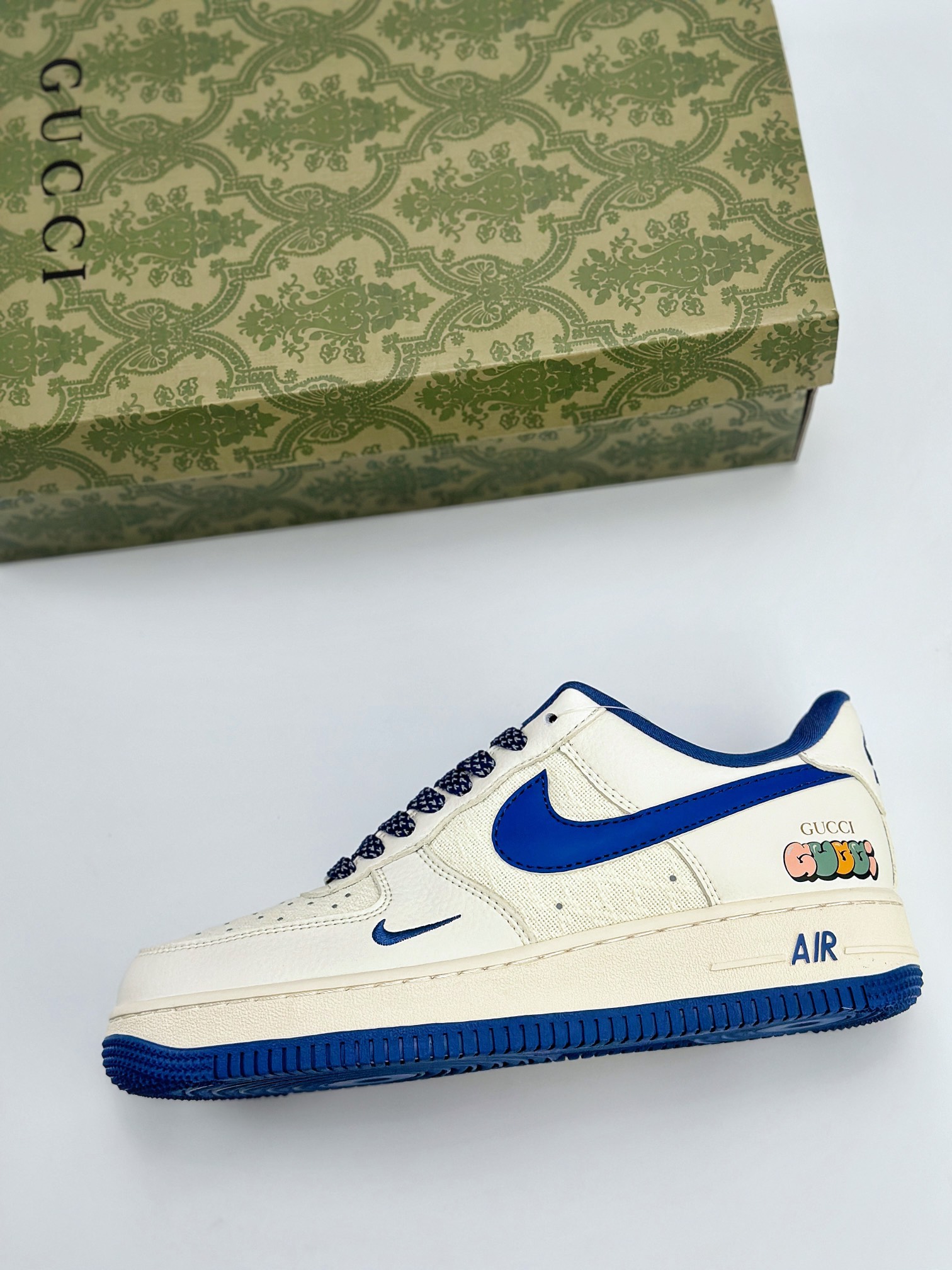 Nike Air Force 1 Low 07 x GUCCI 白宝蓝小钩满天星 XZ3398-788