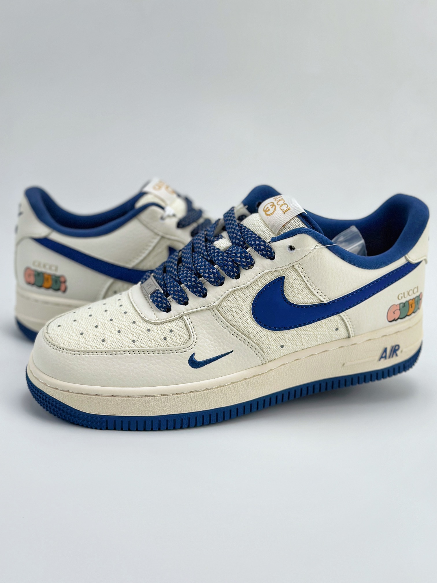 Nike Air Force 1 Low 07 x GUCCI 白宝蓝小钩满天星 XZ3398-788