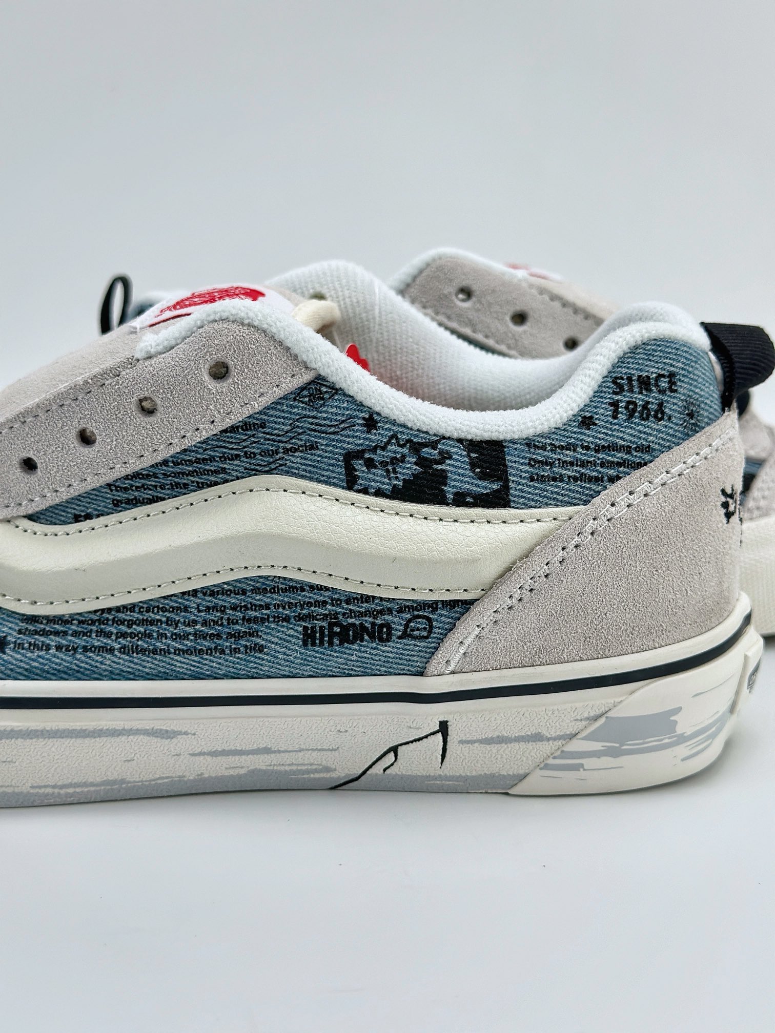 HIRONO x Vans Knu Skool 复古联名款 面包鞋 Vans超火的土豆鞋