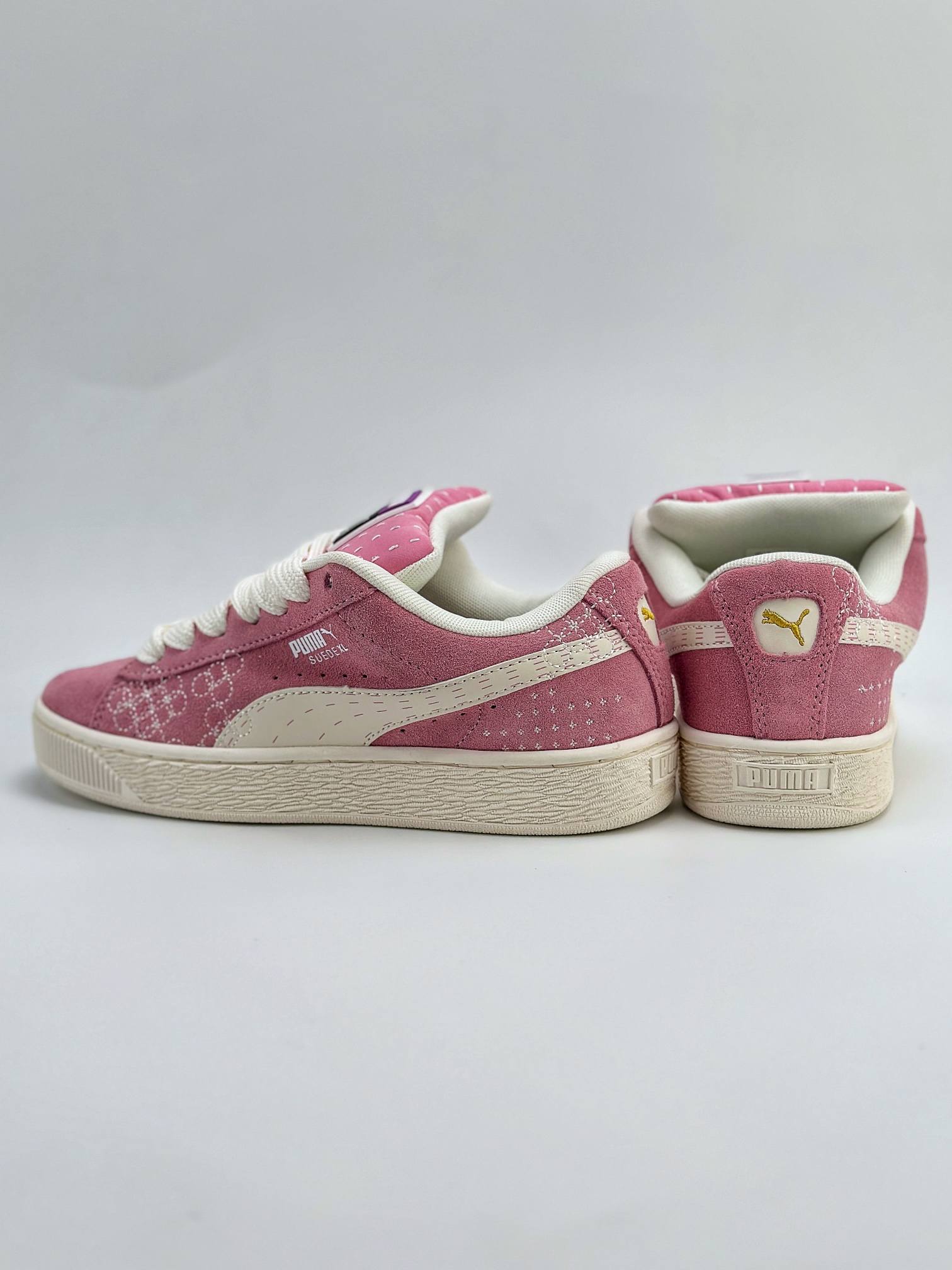 PUMA Suede XL 百搭单品 厚鞋舌轻便防滑低帮板鞋 395777-03